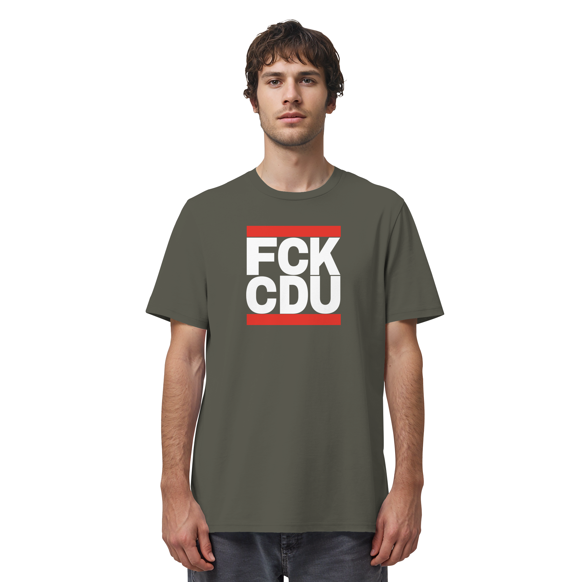FCK CDU (weiße Schrift) - Organic Shirt