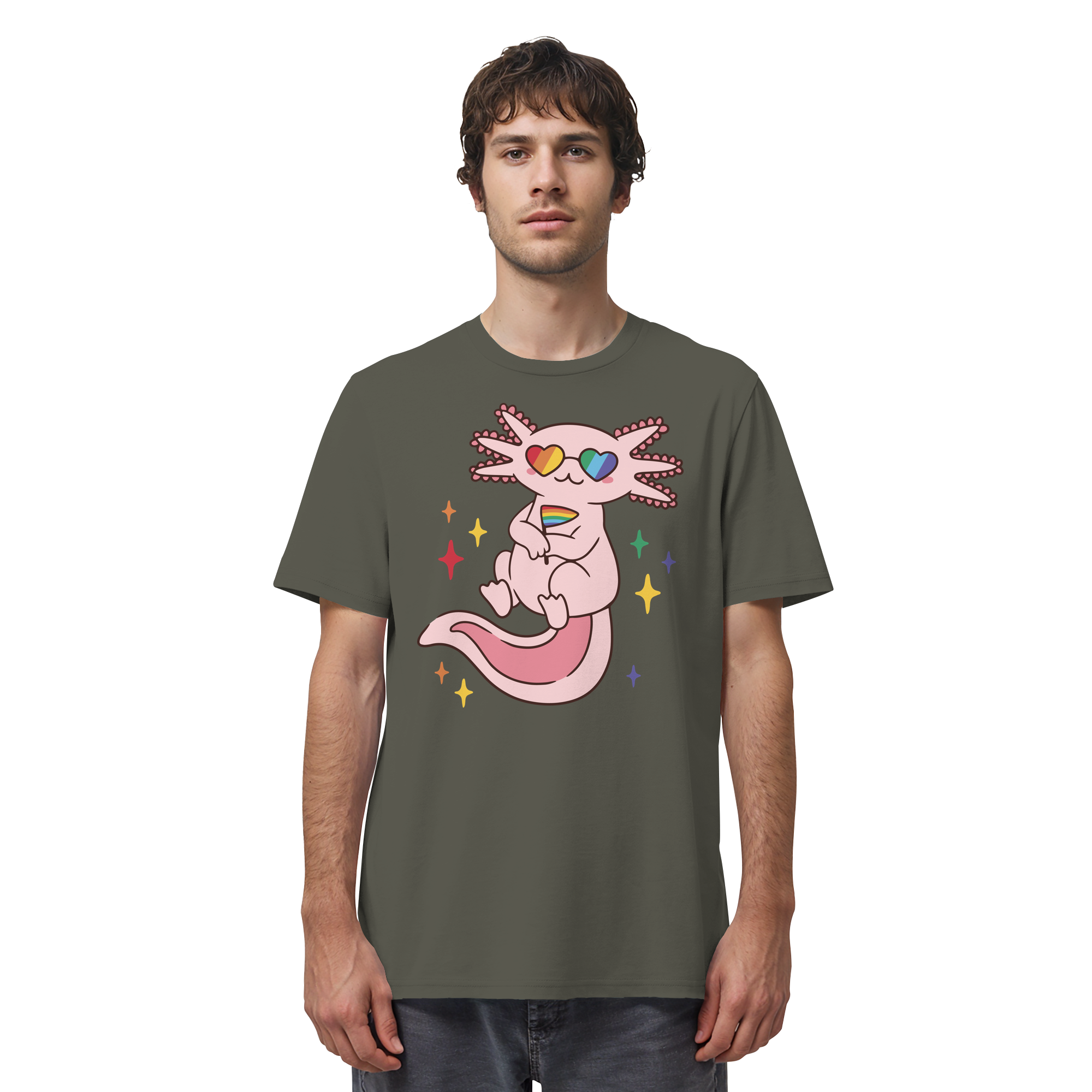 Big Pride Axolotl - Organic Shirt