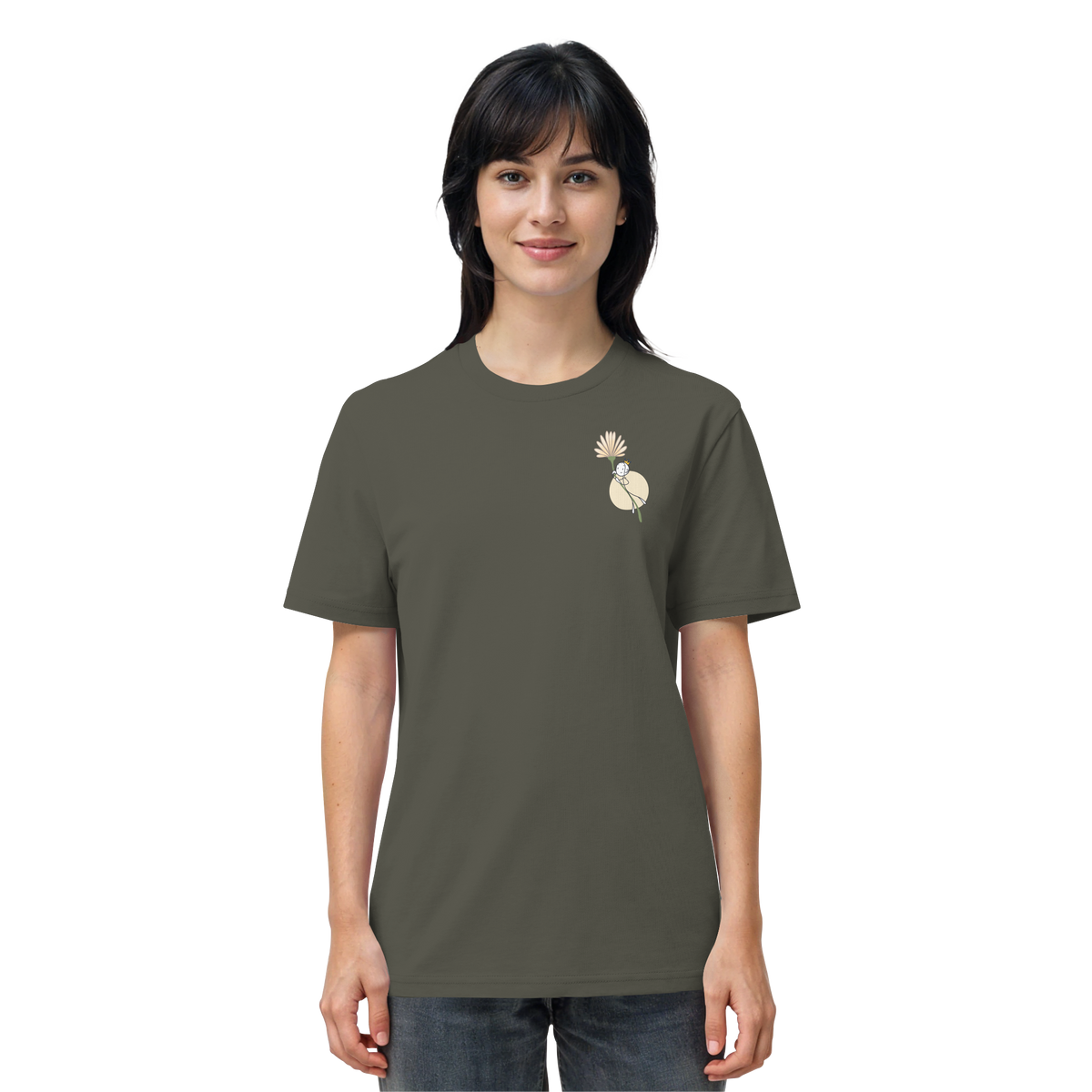 Seelenmännchen "Blumenfliegen Edition" (dunkel) - Organic Shirt