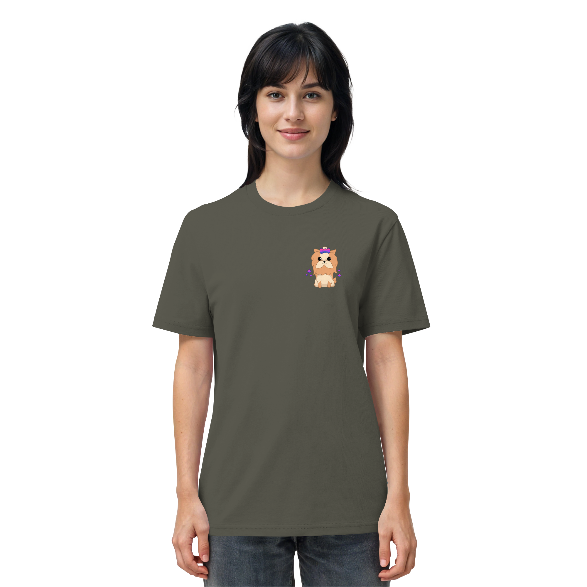 Cute Bisexual Dog - Organic Shirt