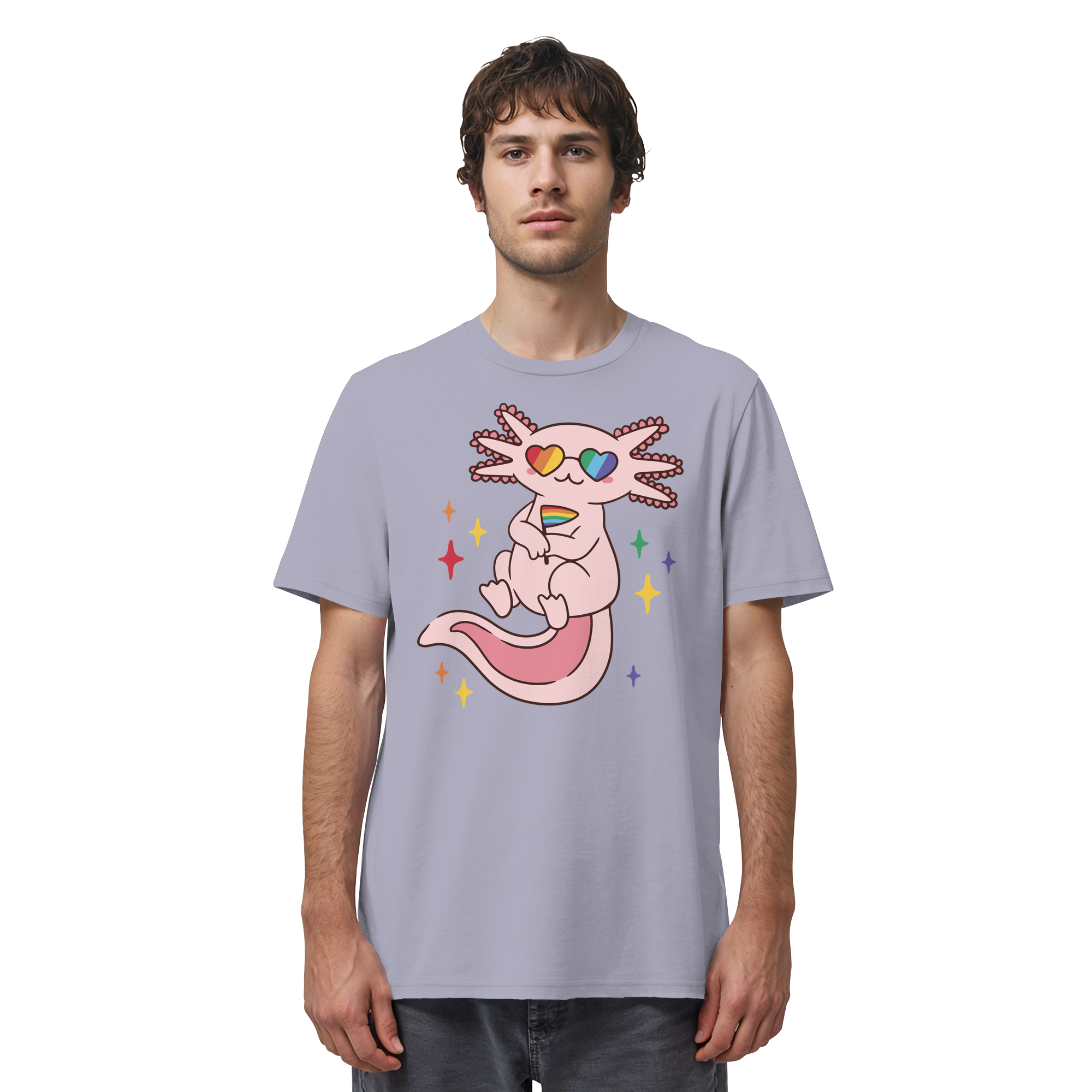 Big Pride Axolotl - Organic Shirt