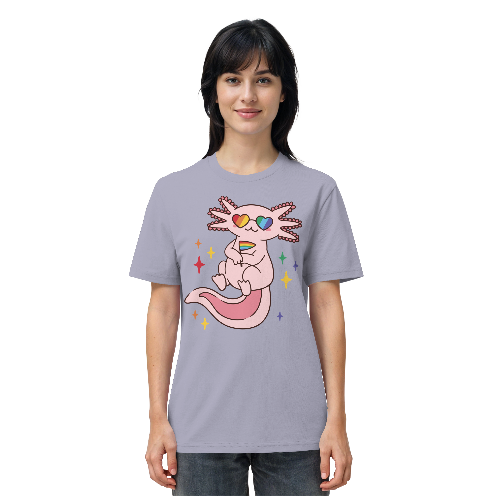 Big Pride Axolotl - Organic Shirt