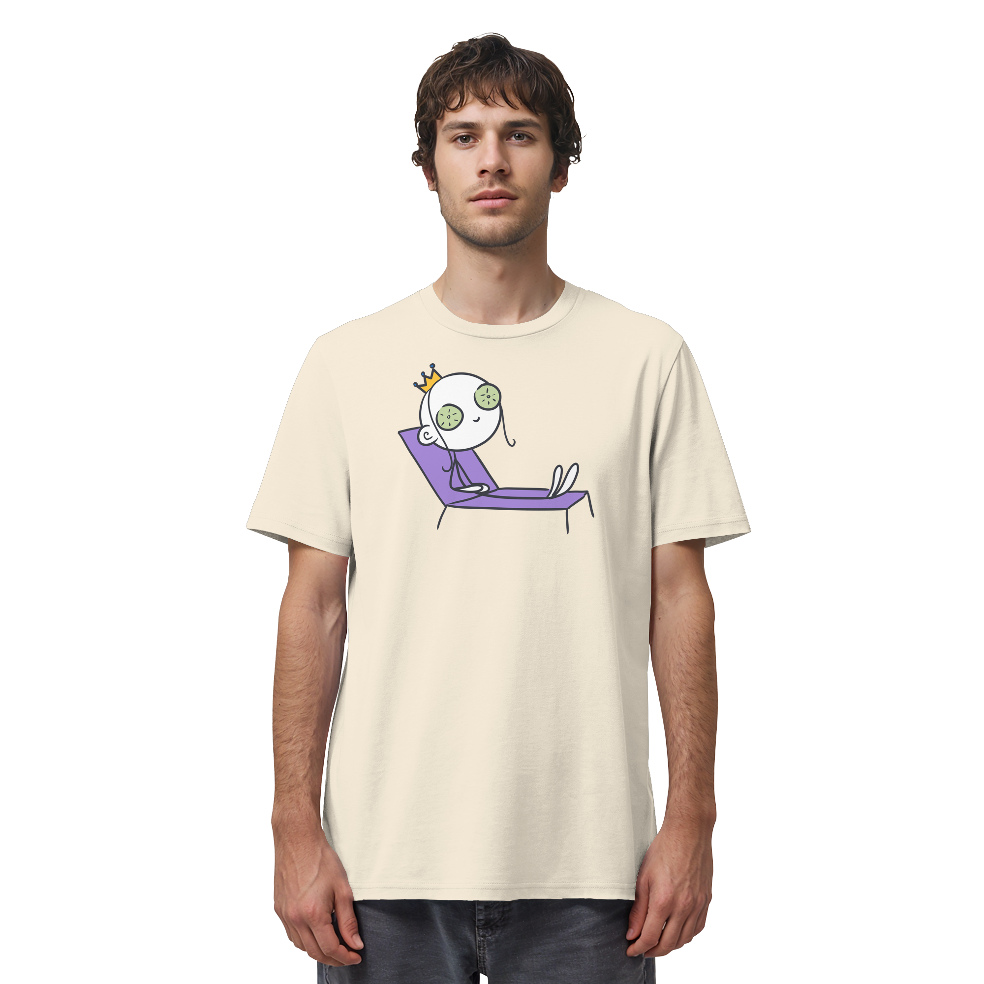 Seelenmännchen "Chill Out Edition" Frontprint - Organic Shirt