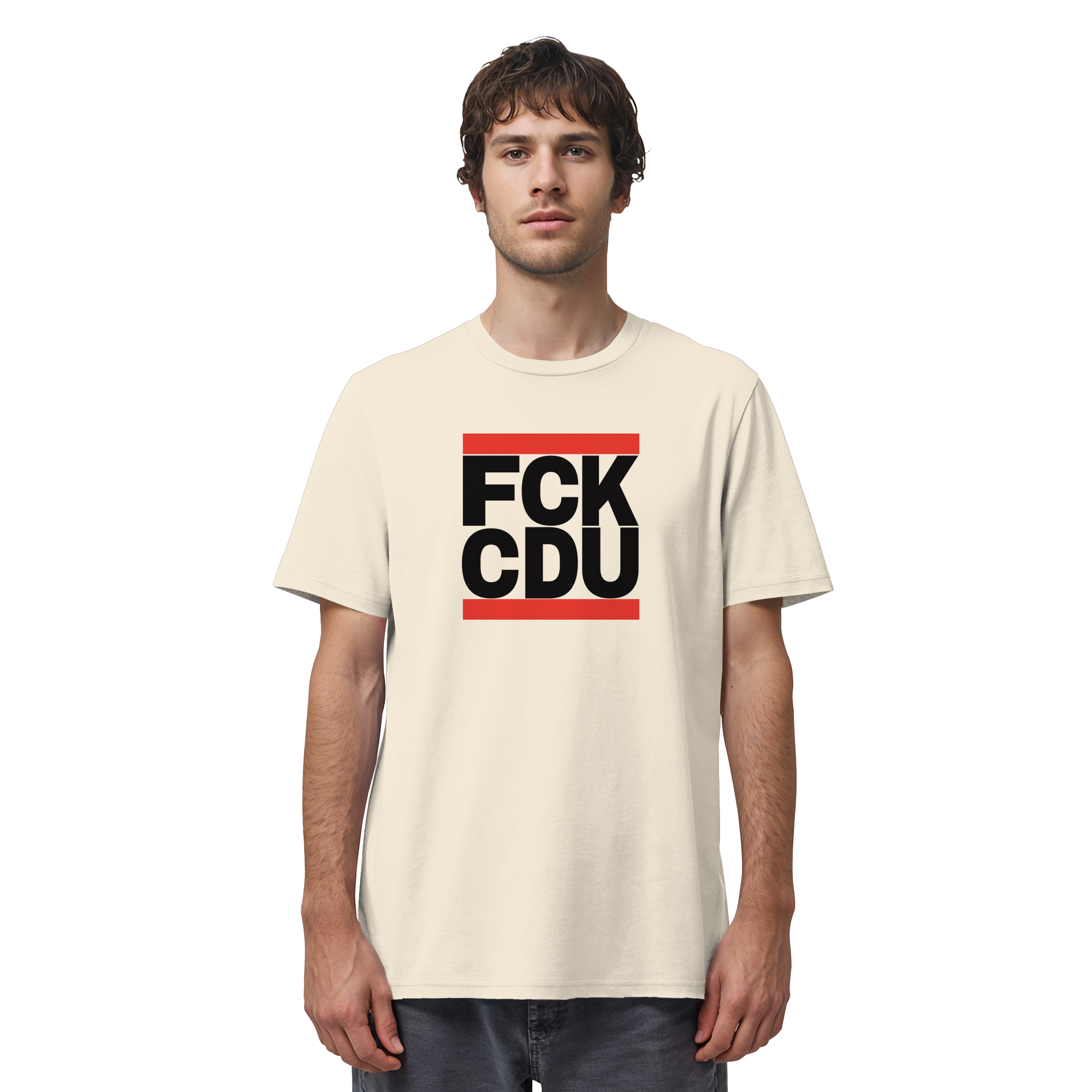 FCK CDU (schwarze Schrift) - Organic Shirt