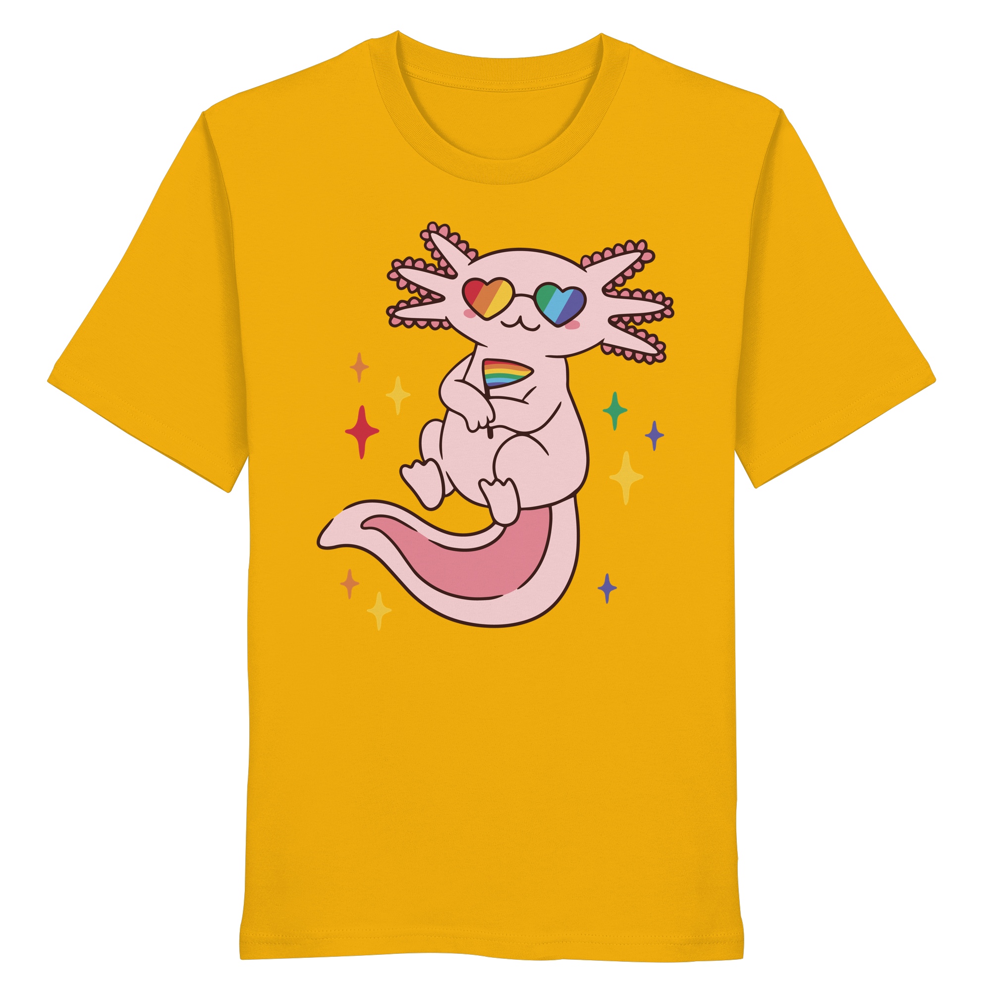 Big Pride Axolotl - Organic Shirt