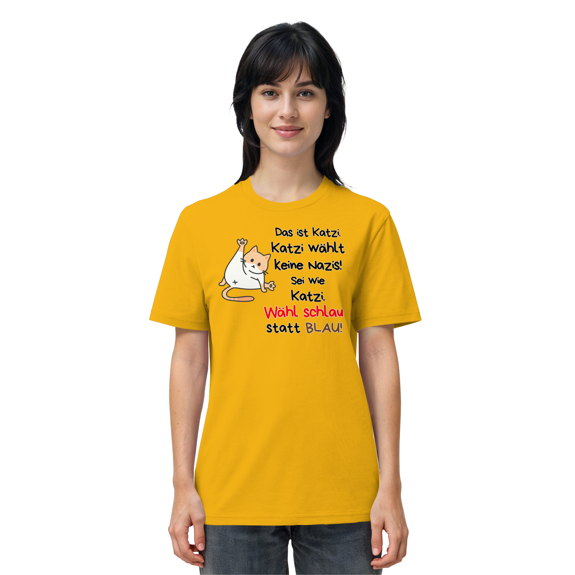 Katzi wählt keine Nazis! - Organic Shirt