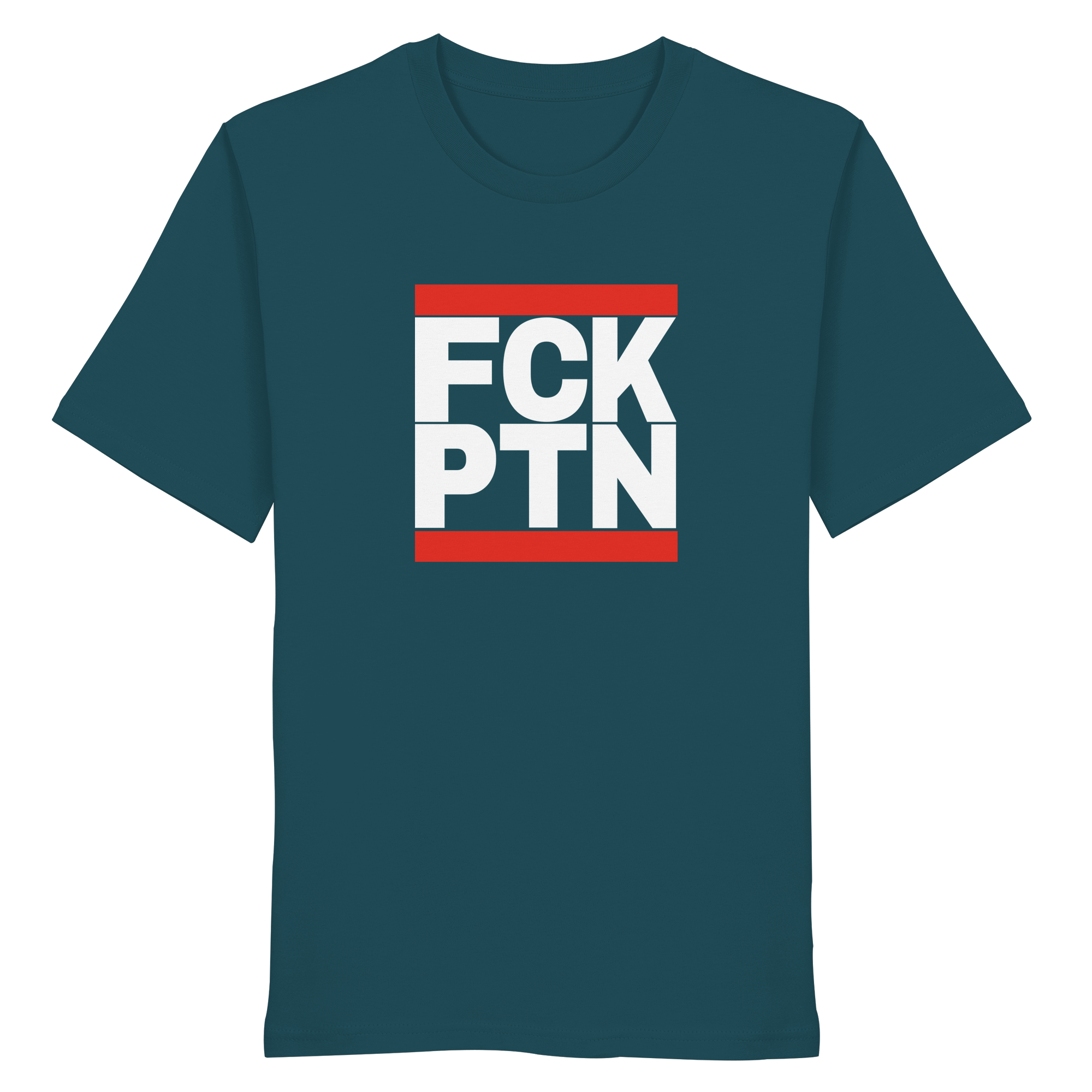 FCK PTN (weiße Schrift) - Organic Shirt