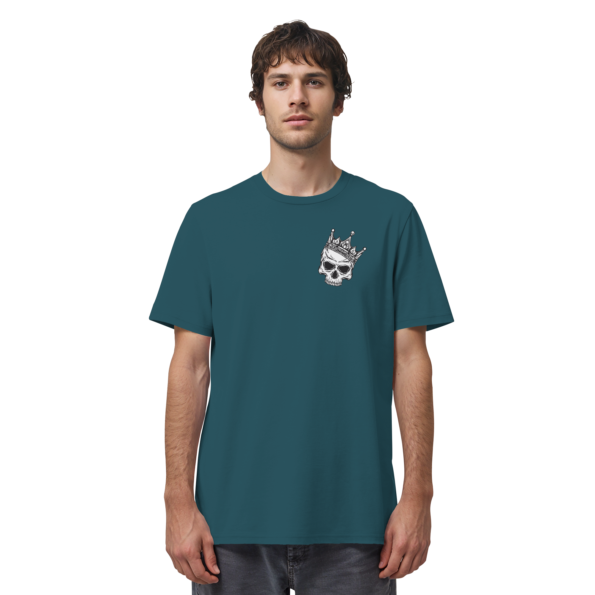 Eat the Rich "Skull Edition" Backprint - Organic Shirt
