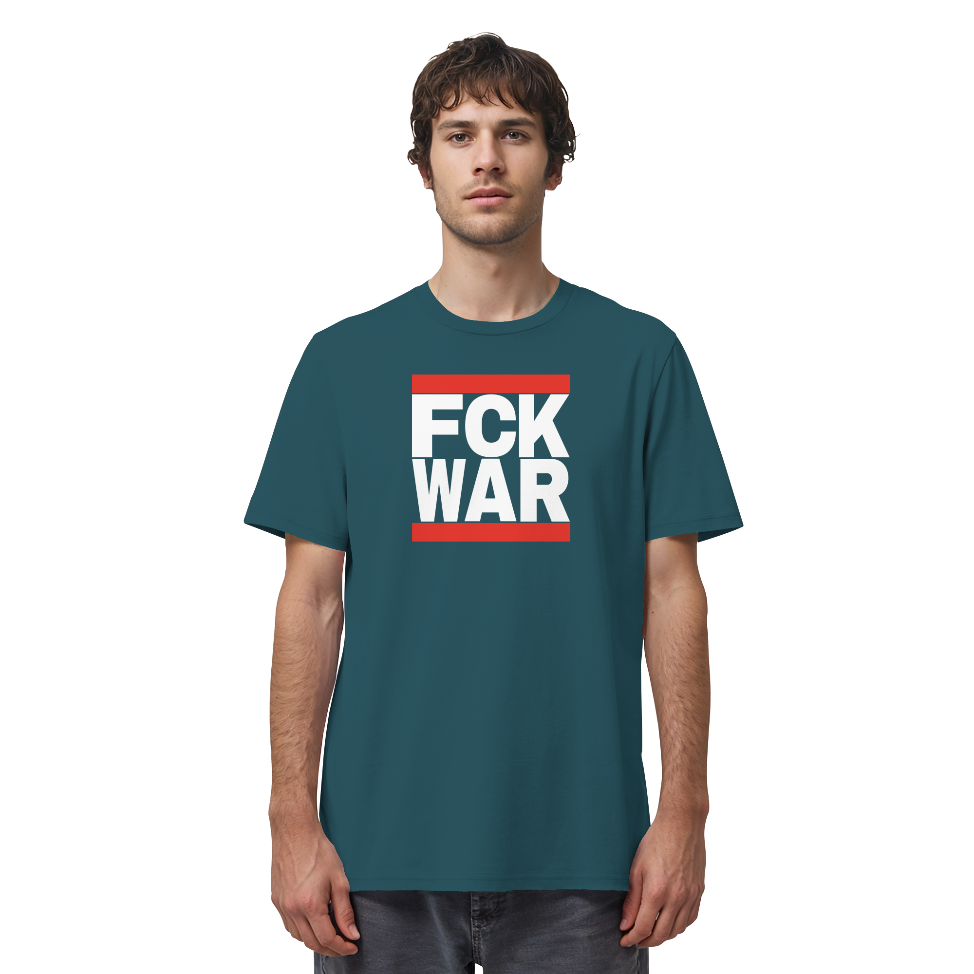 FCK WAR (weiße Schrift) - Organic Shirt