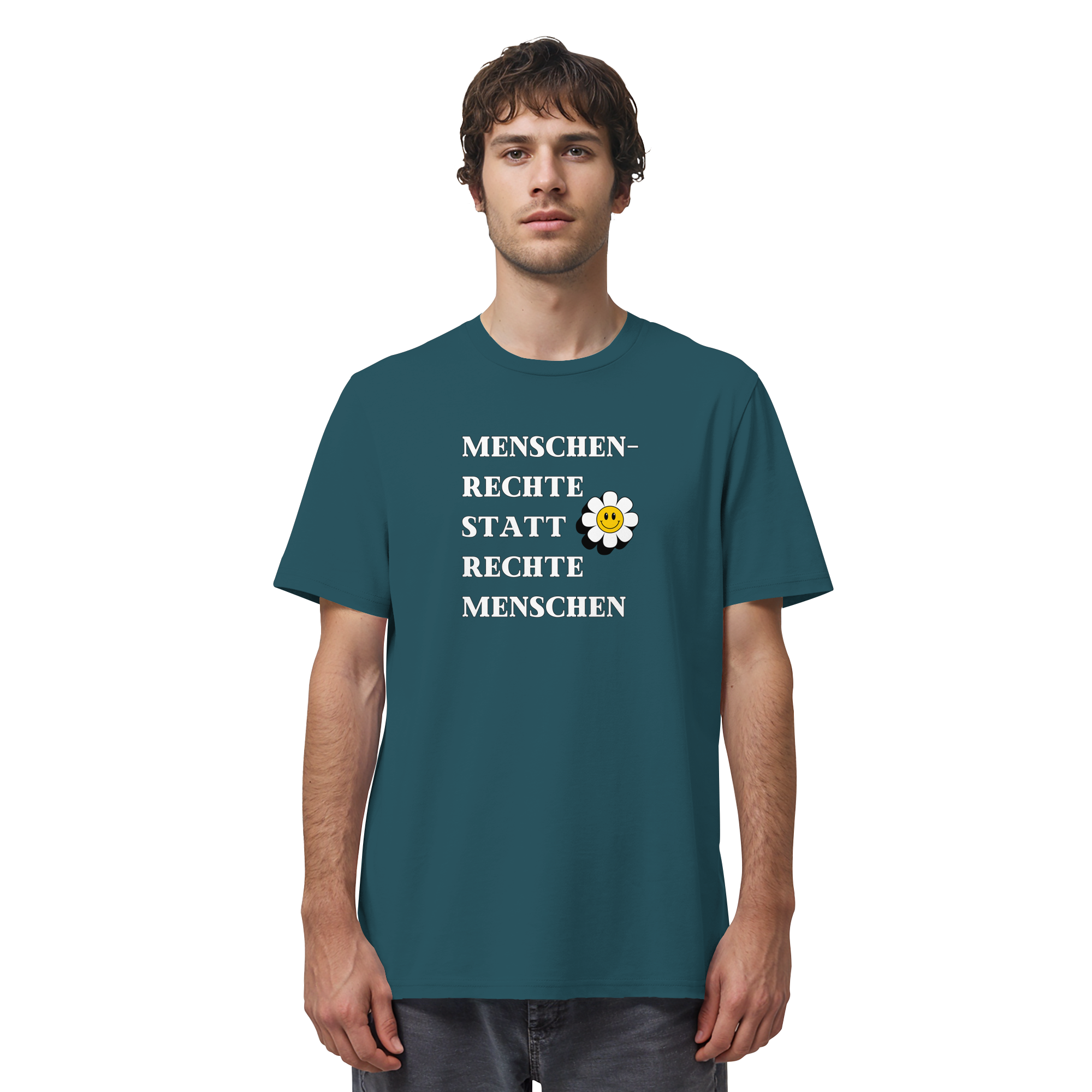 Menschenrechte statt rechte Menschen - Organic Shirt