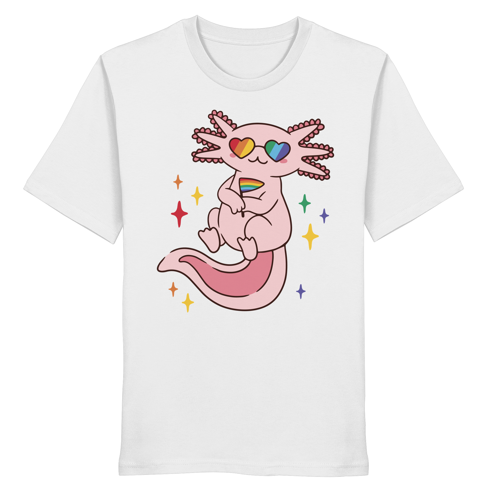 Big Pride Axolotl - Organic Shirt