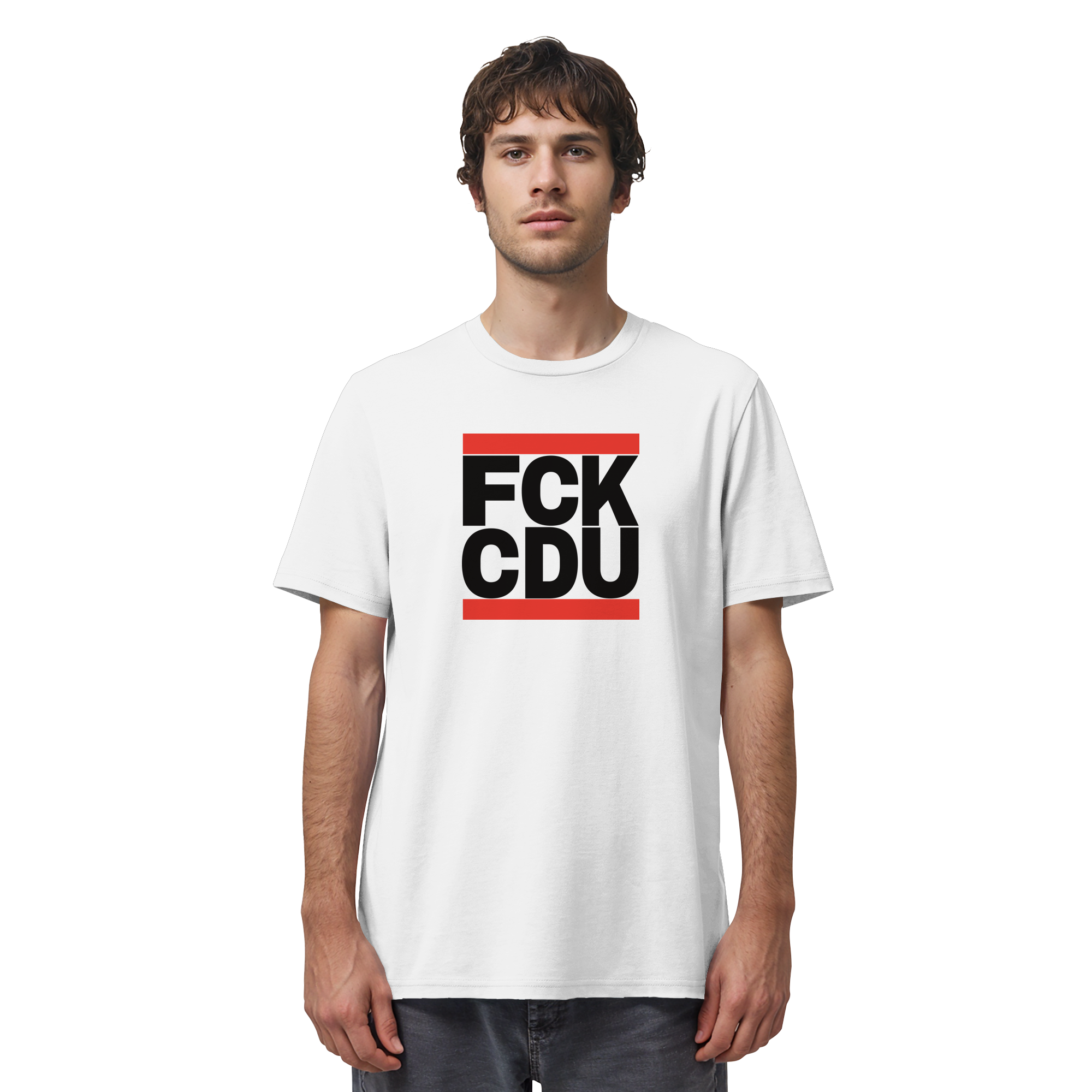 FCK CDU (schwarze Schrift) - Organic Shirt