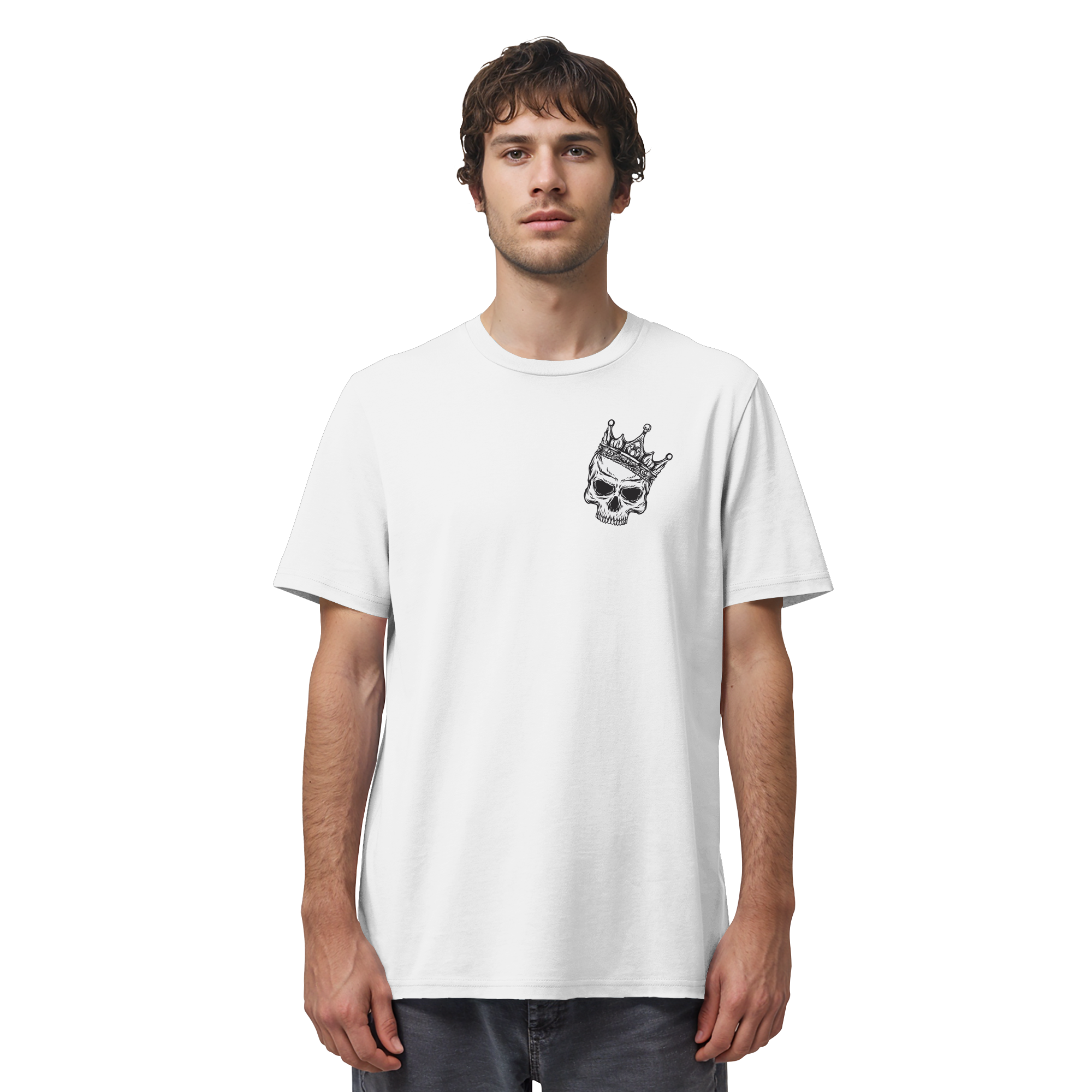 Eat the Rich "Skull Edition" Backprint - Organic Shirt