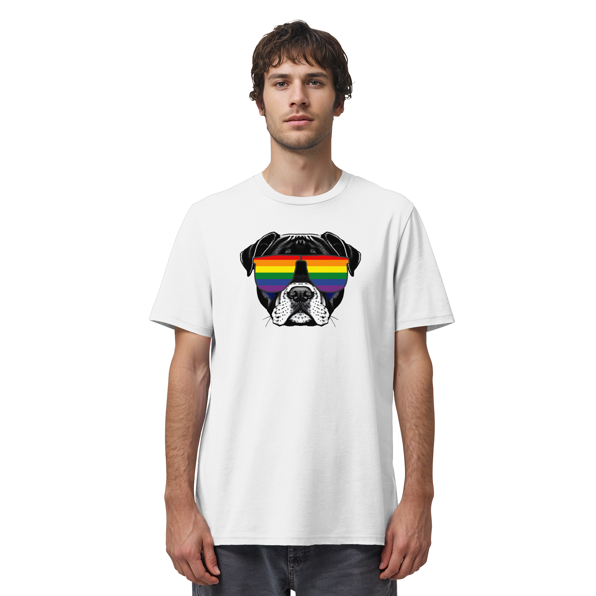 Regenbogen Doggo - Organic Shirt