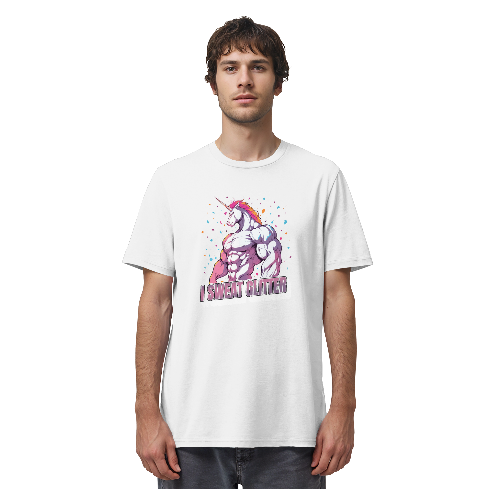 I sweat Glitter - Organic Shirt