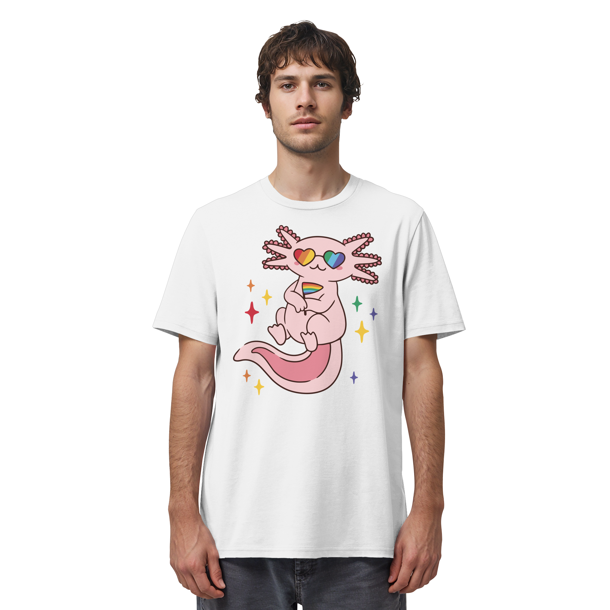 Big Pride Axolotl - Organic Shirt