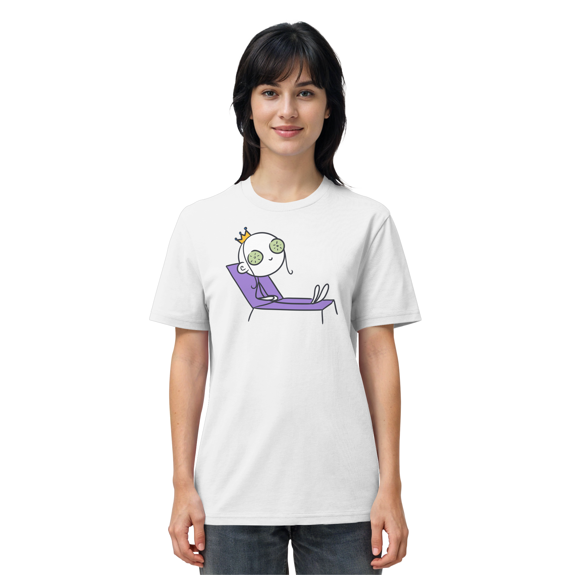 Seelenmännchen "Chill Out Edition" Frontprint - Organic Shirt