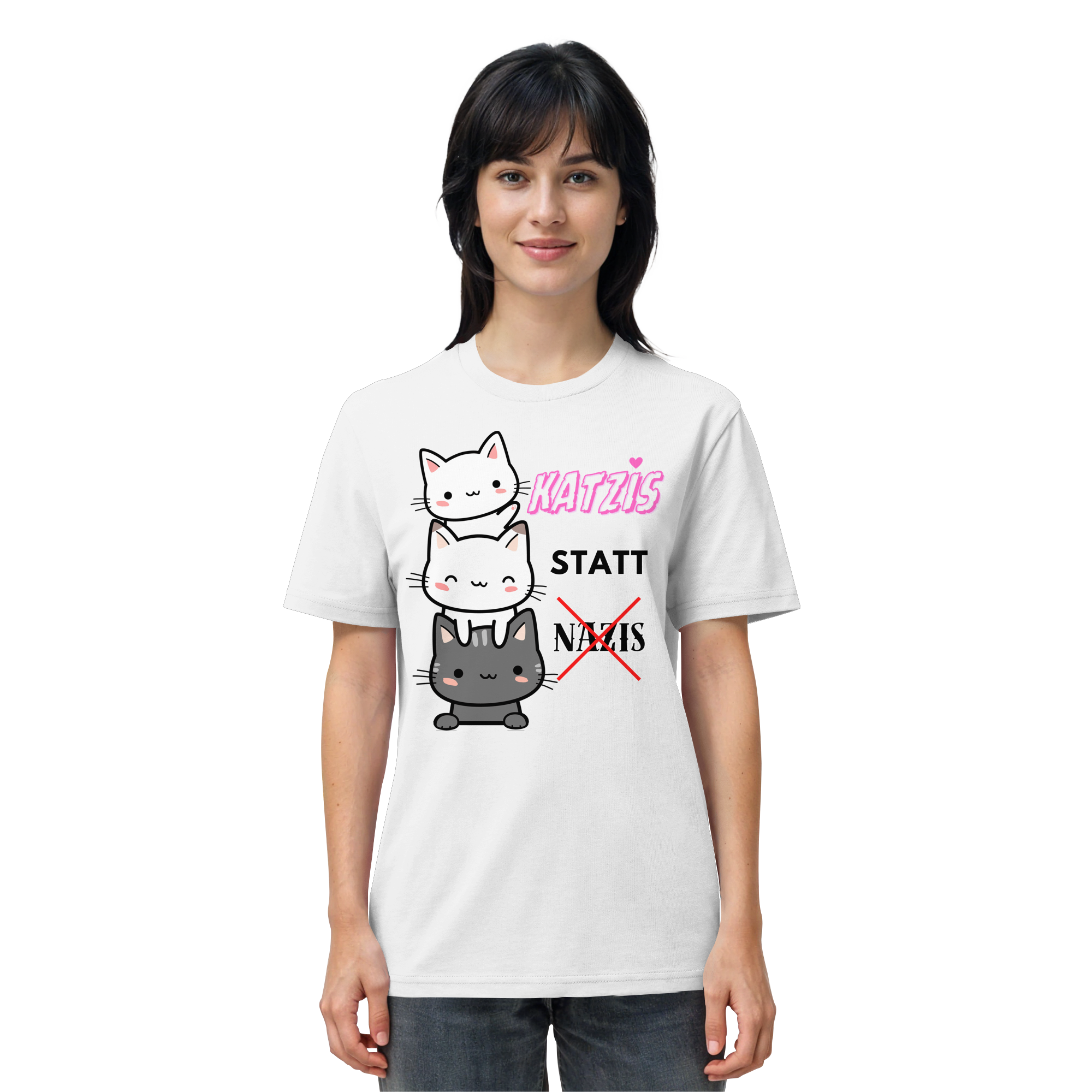 Katzis statt Nazis - Organic Shirt