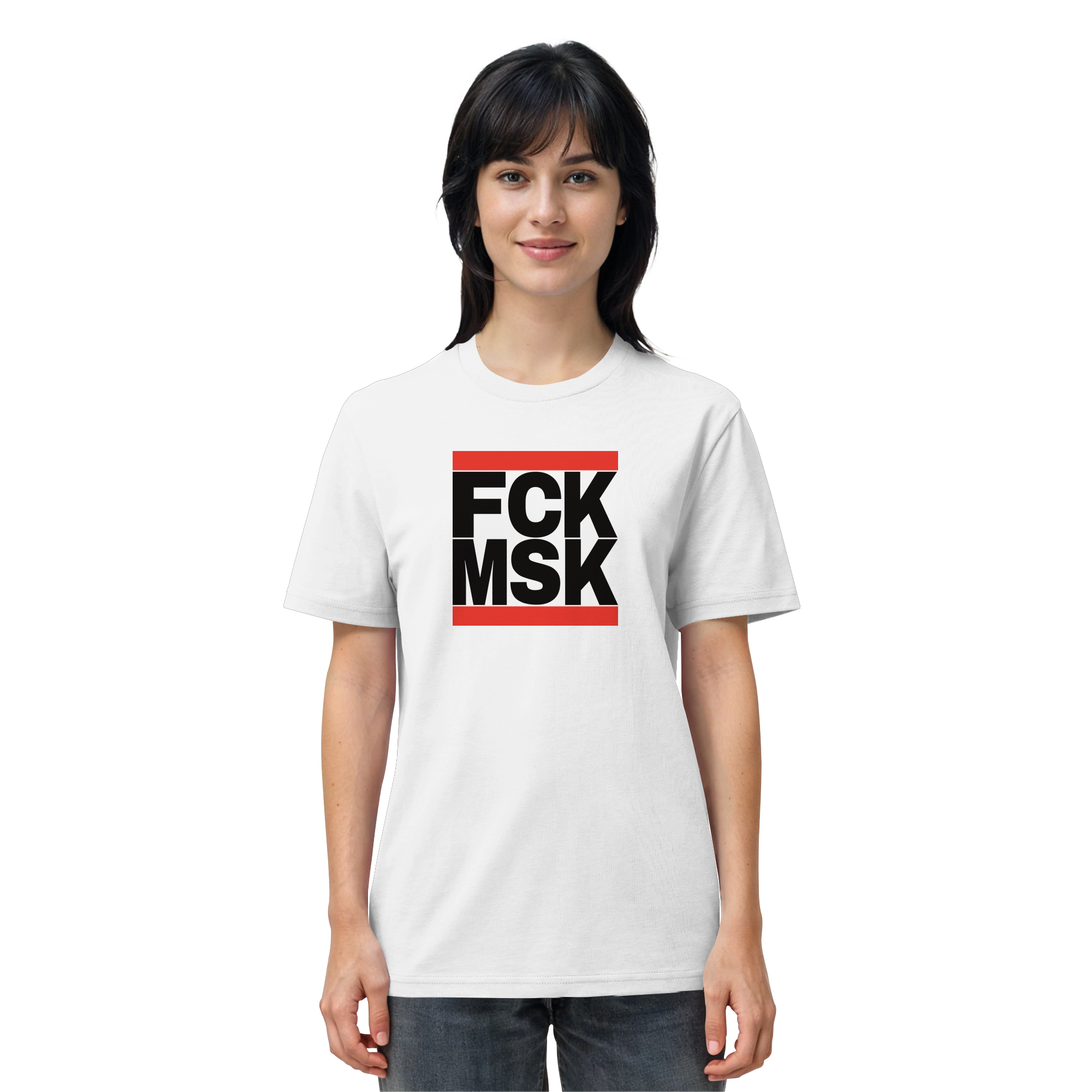 FCK MSK (schwarze Schrift) - Organic Shirt