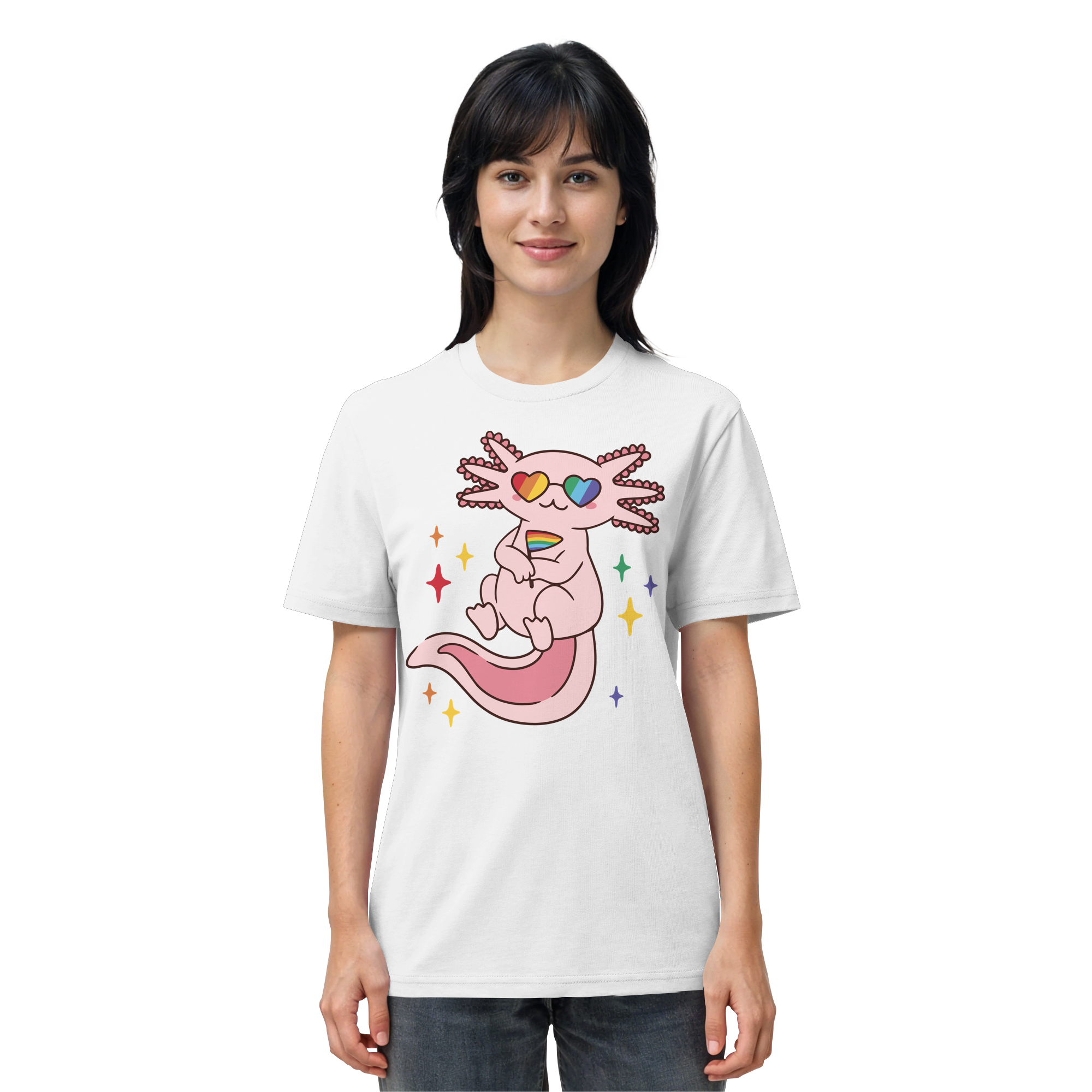 Big Pride Axolotl - Organic Shirt