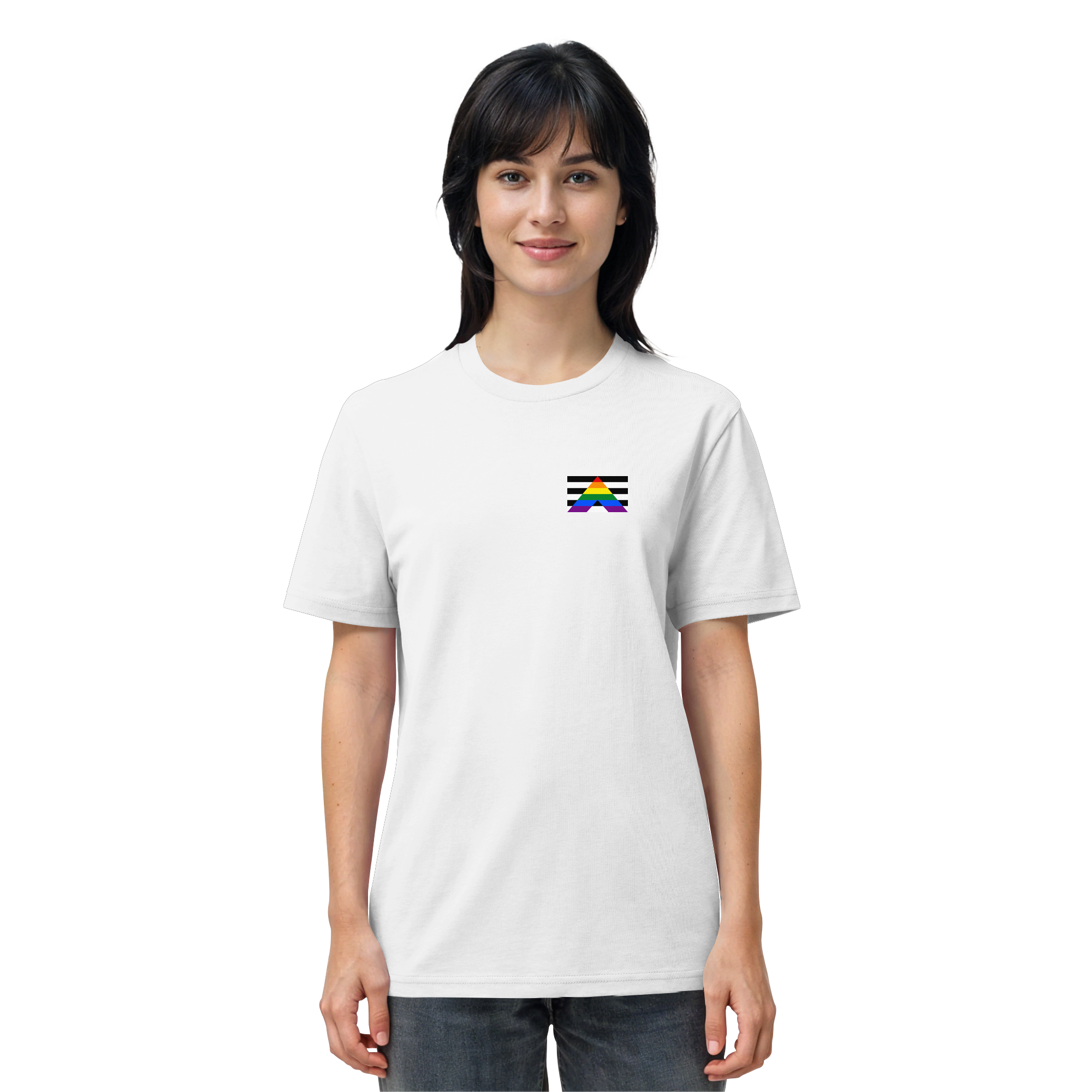 Straight Ally Pride Flag - Organic Shirt