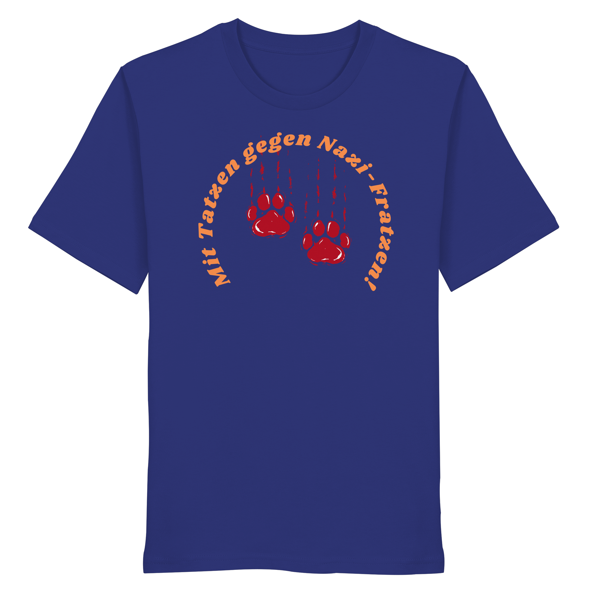 Mit Tatzen gegen Nazi Fratzen - Organic Shirt