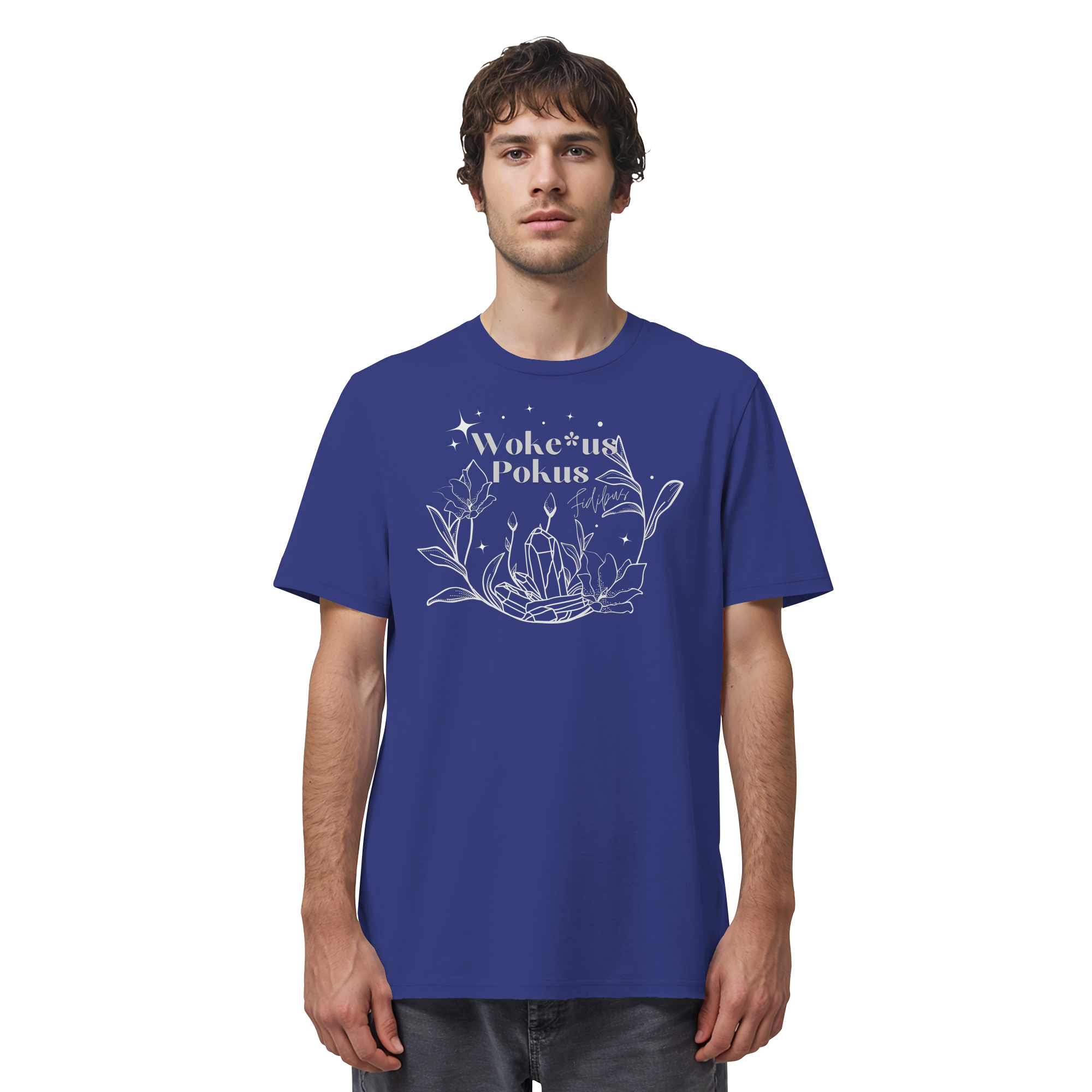 Woke*us Pokus (weiße Schrift) - Organic Shirt