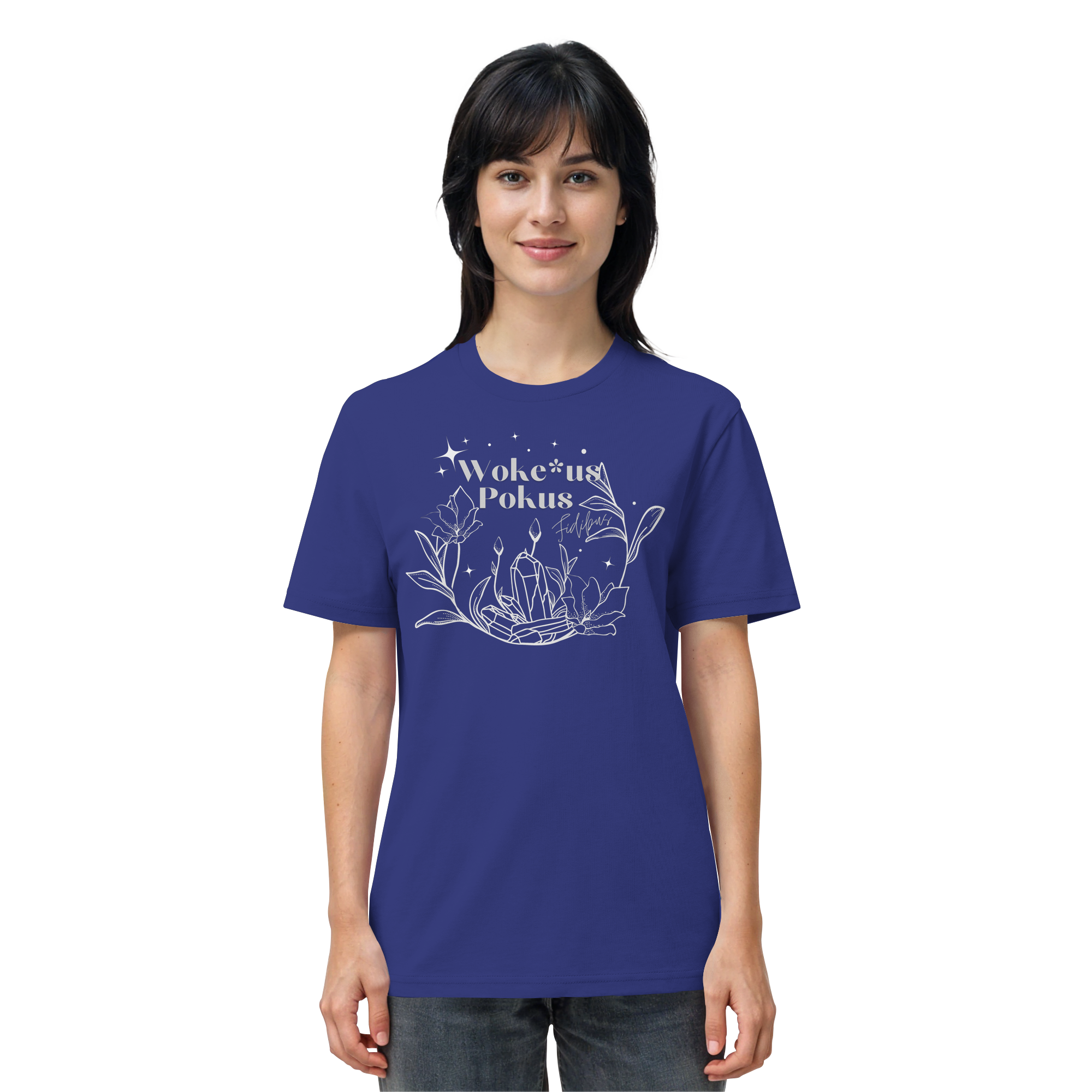 Woke*us Pokus (weiße Schrift) - Organic Shirt