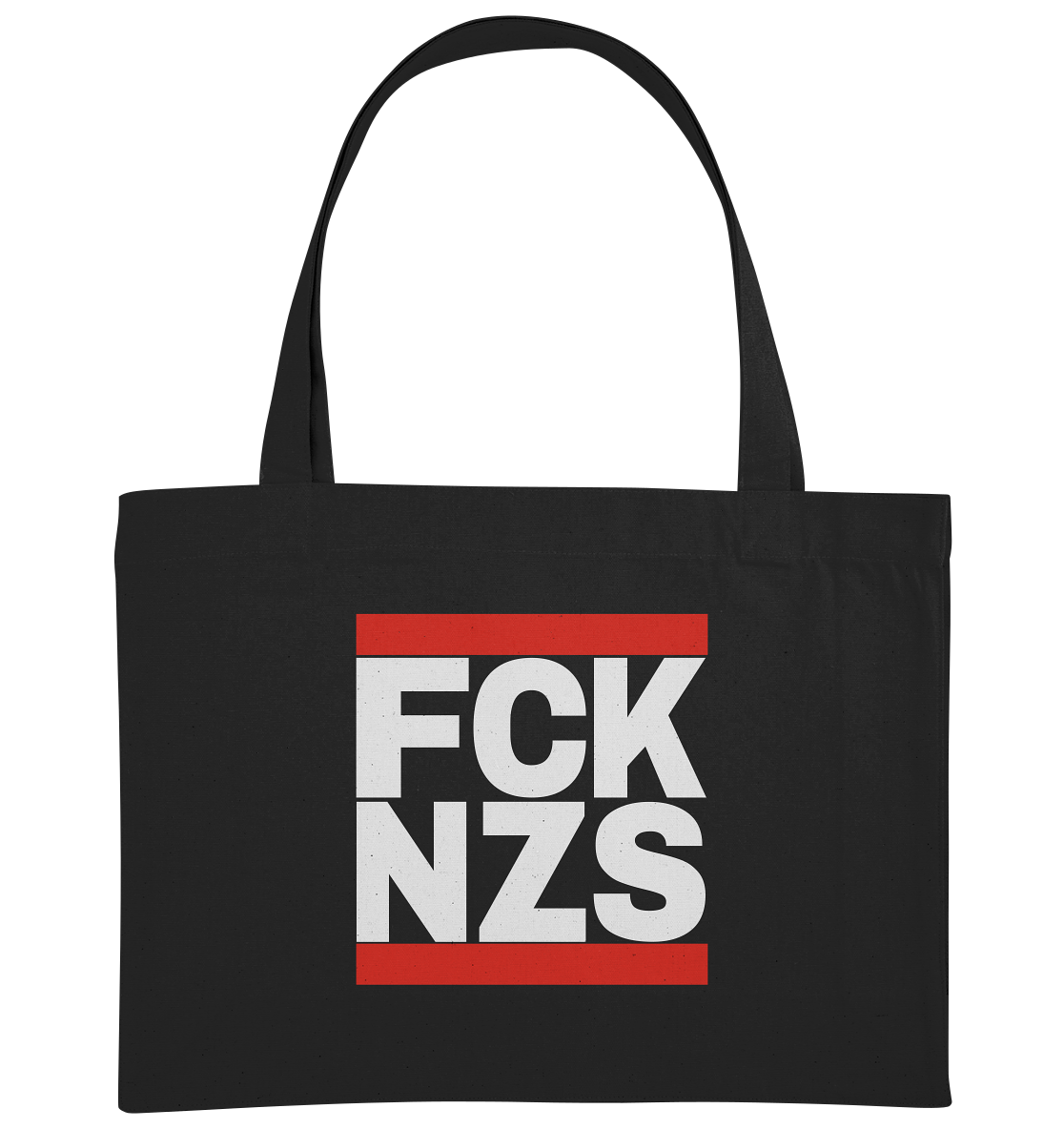FCK NZS (weiße Schrift) - Organic Shopping-Bag
