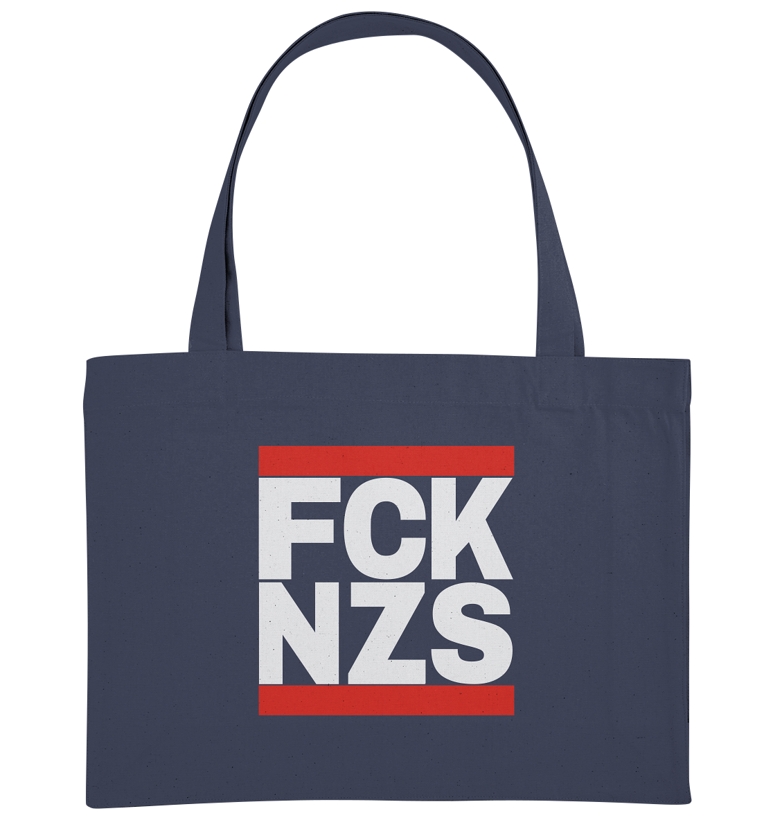 FCK NZS (weiße Schrift) - Organic Shopping-Bag