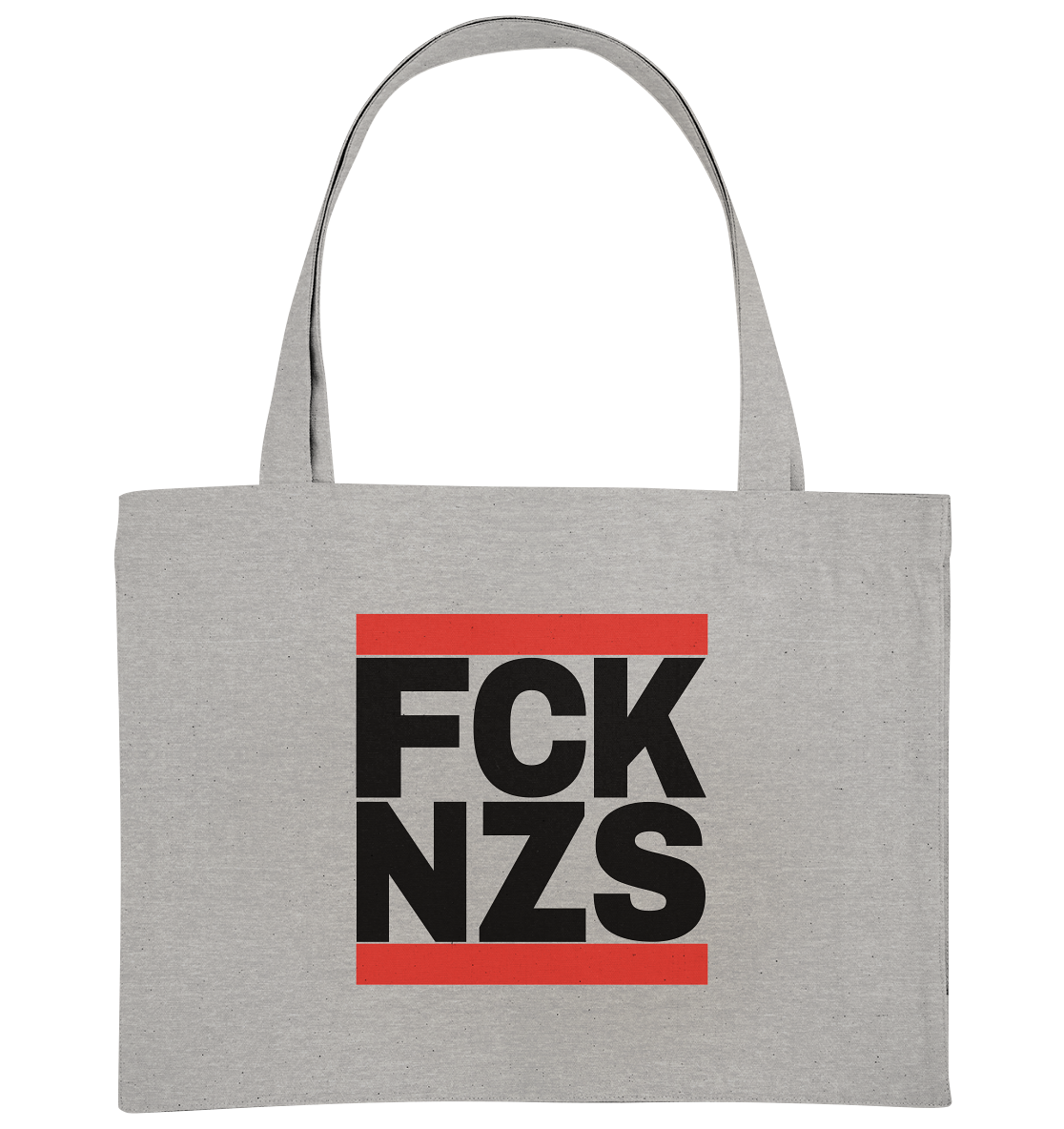 FCK NZS (schwarze Schrift) - Organic Shopping-Bag
