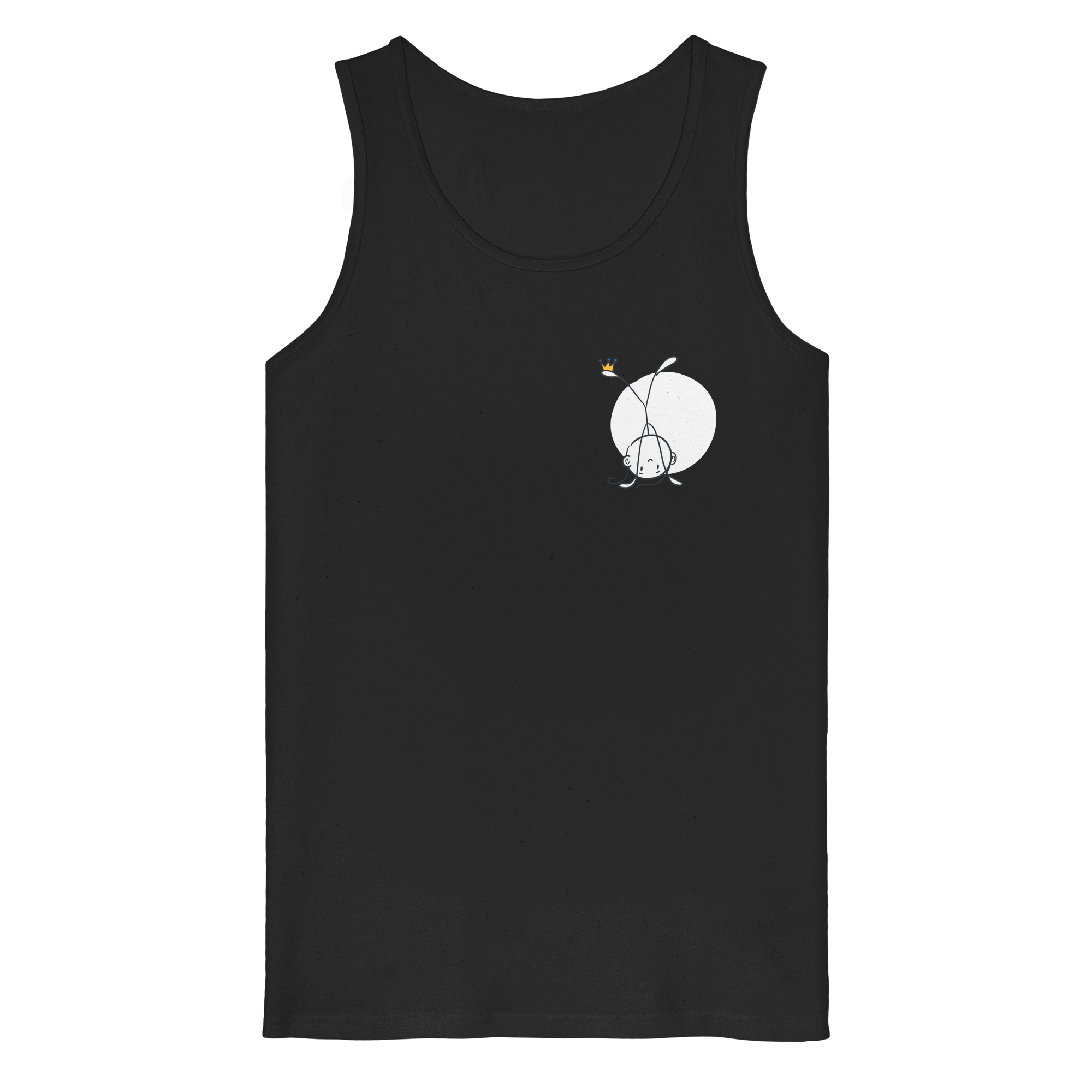 Seelenmännchen "Handstand Edition" Brustprint (dunkel) - Organic Tank Top