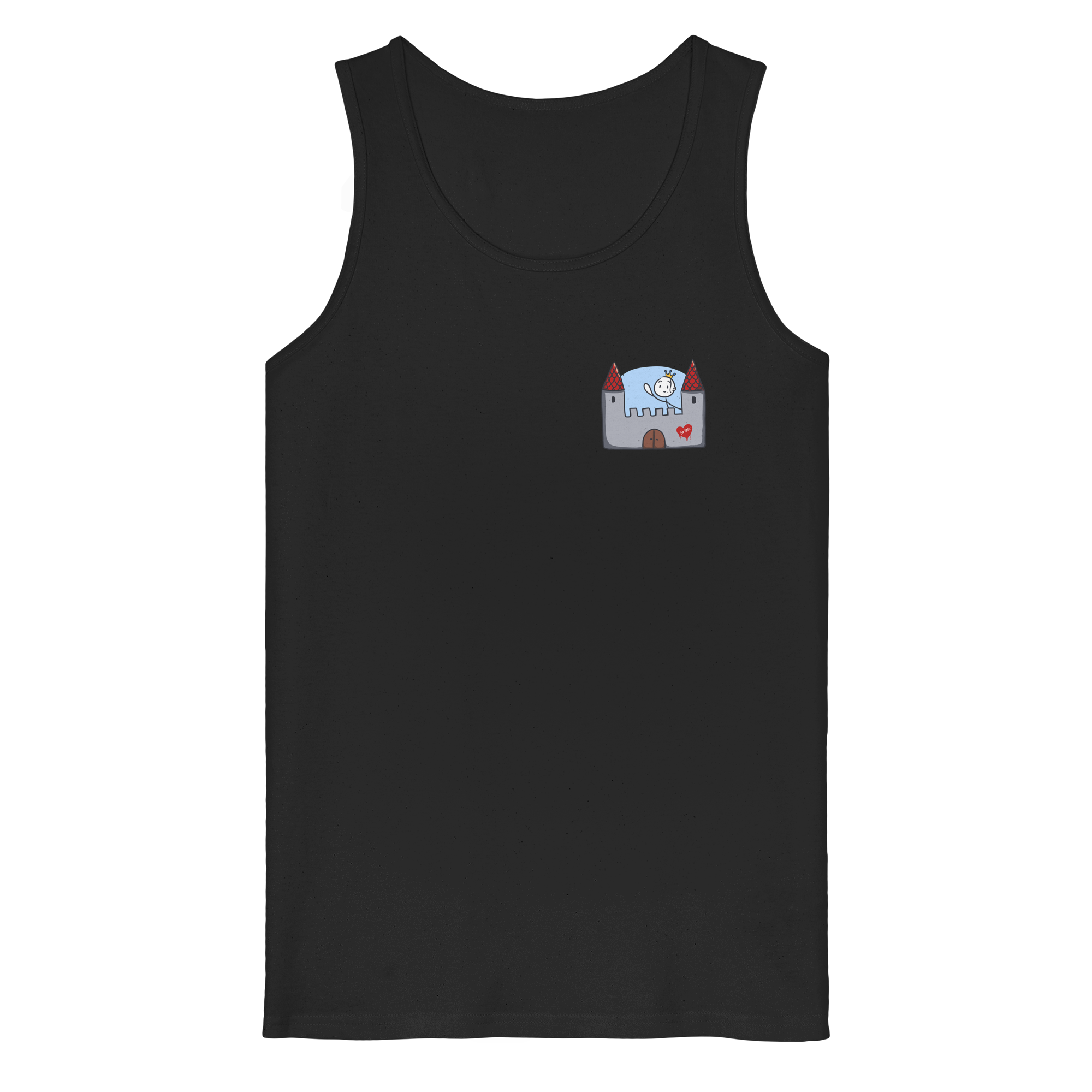 Hier und jetzt bin ich in Sicherheit "Bunte Edition" Backprint - Organic Tank Top