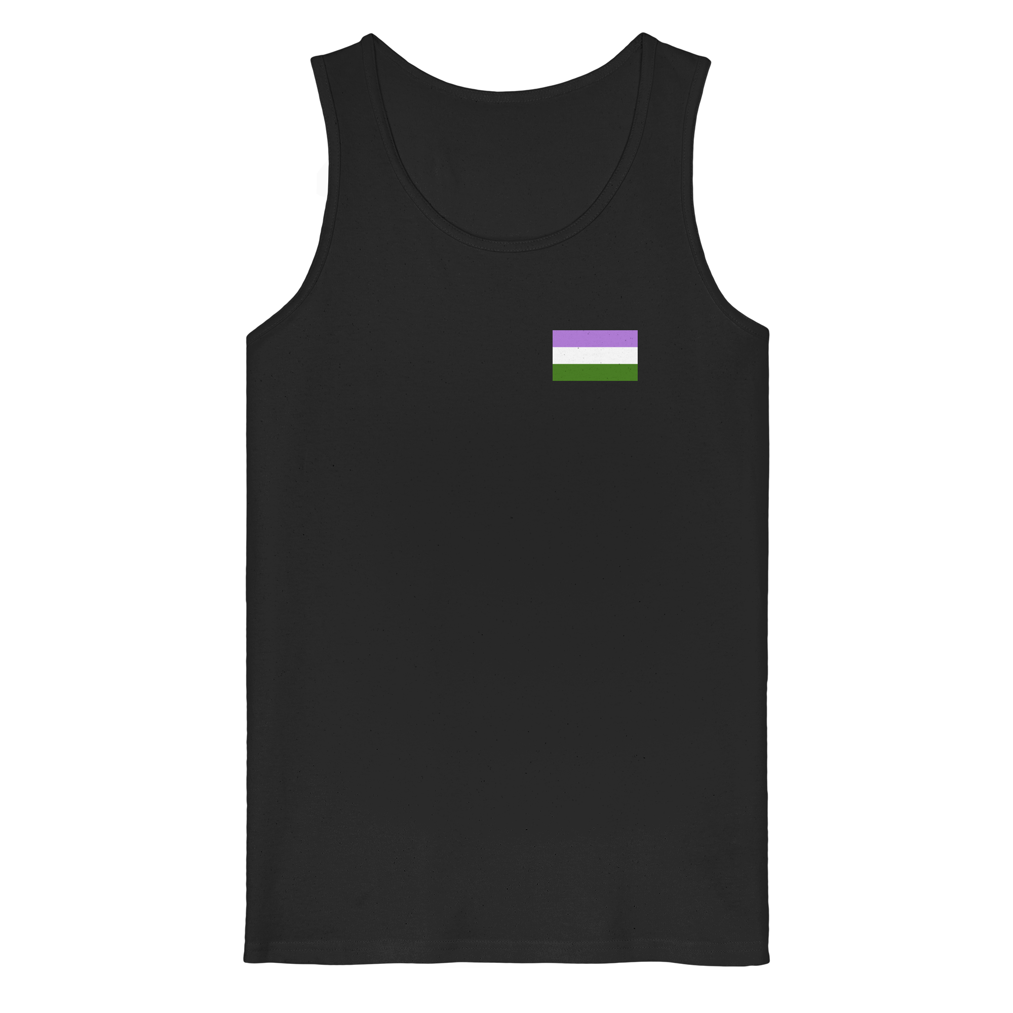 Genderqueer Pride Flag - Organic Tank Top