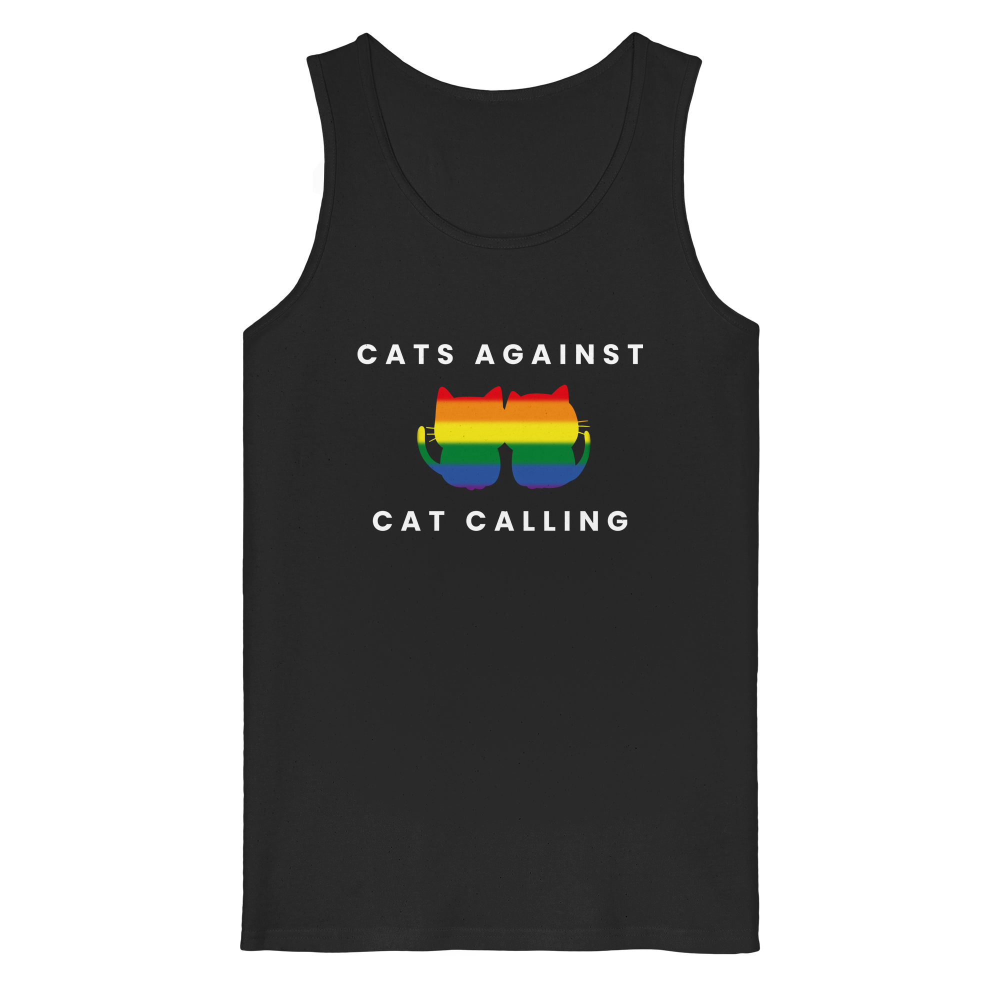 Cats Against Catcalling "Rainbow Edition" - Organic Tank Top