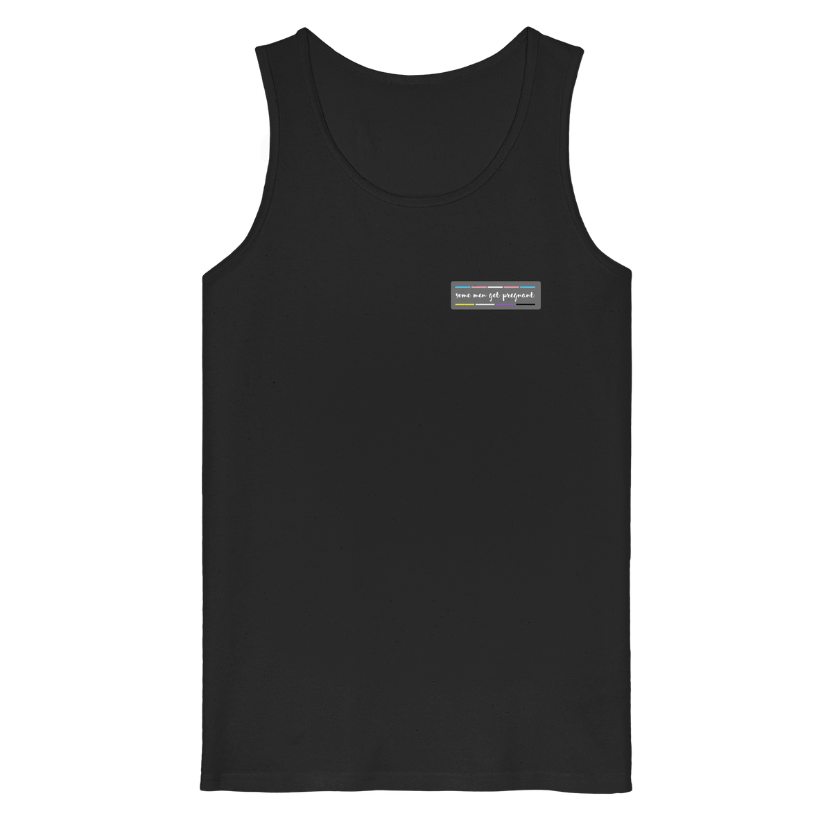 some men get pregnant "Trans Stripes Edition" - Organic Tank Top