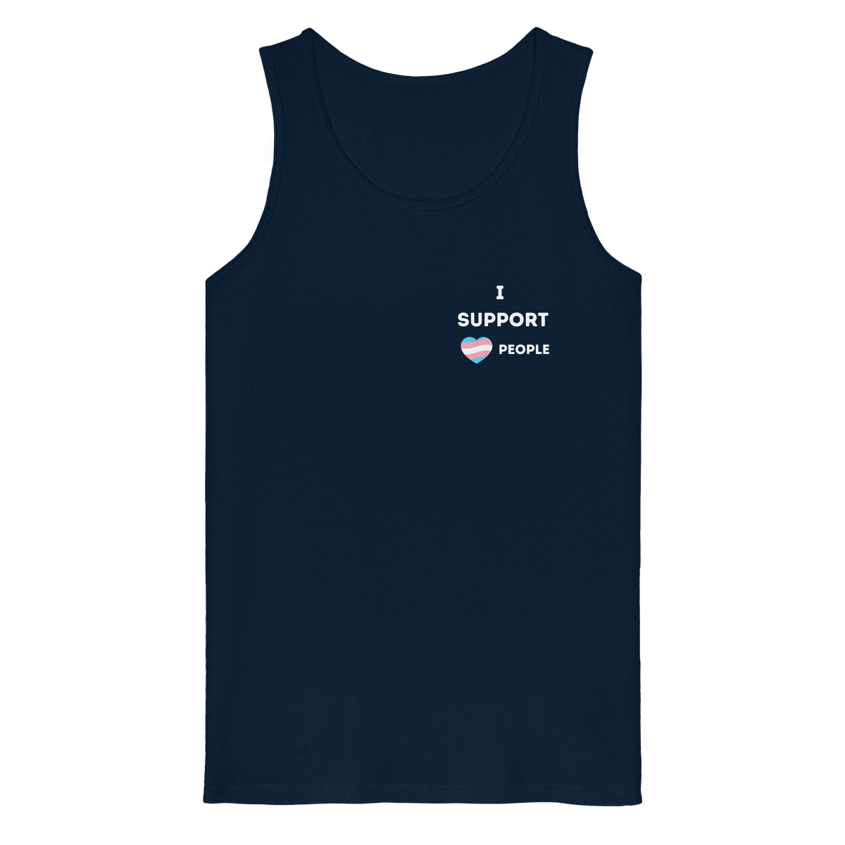 I support Trans People - Organic Tank Top