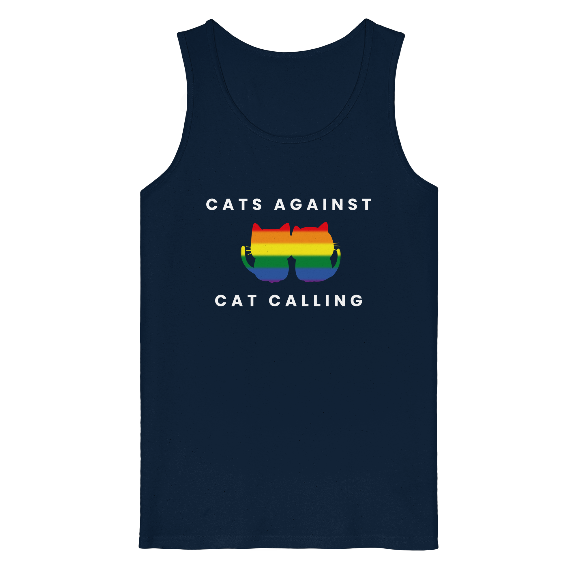 Cats Against Catcalling "Rainbow Edition" - Organic Tank Top