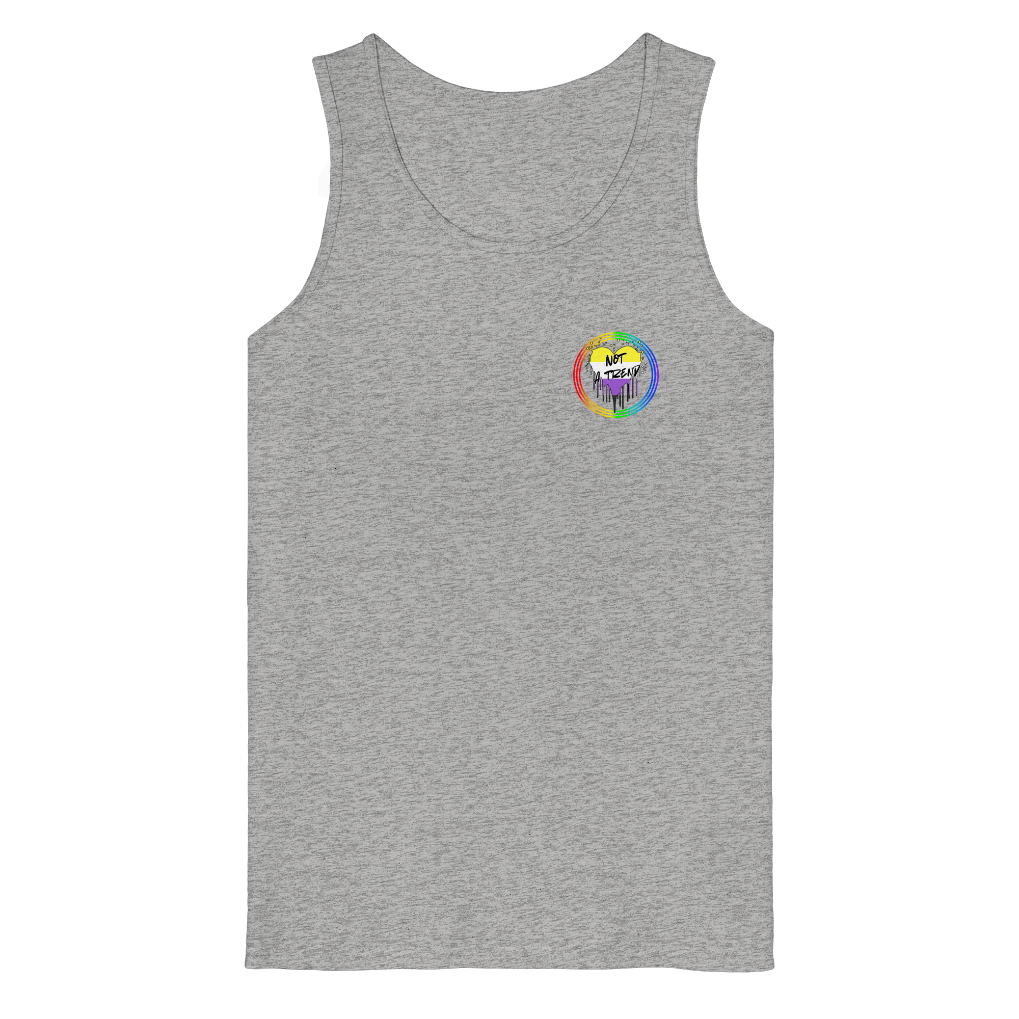Nonbinary Not a Trend "Regenbogenkreis Edition" - Organic Tank Top