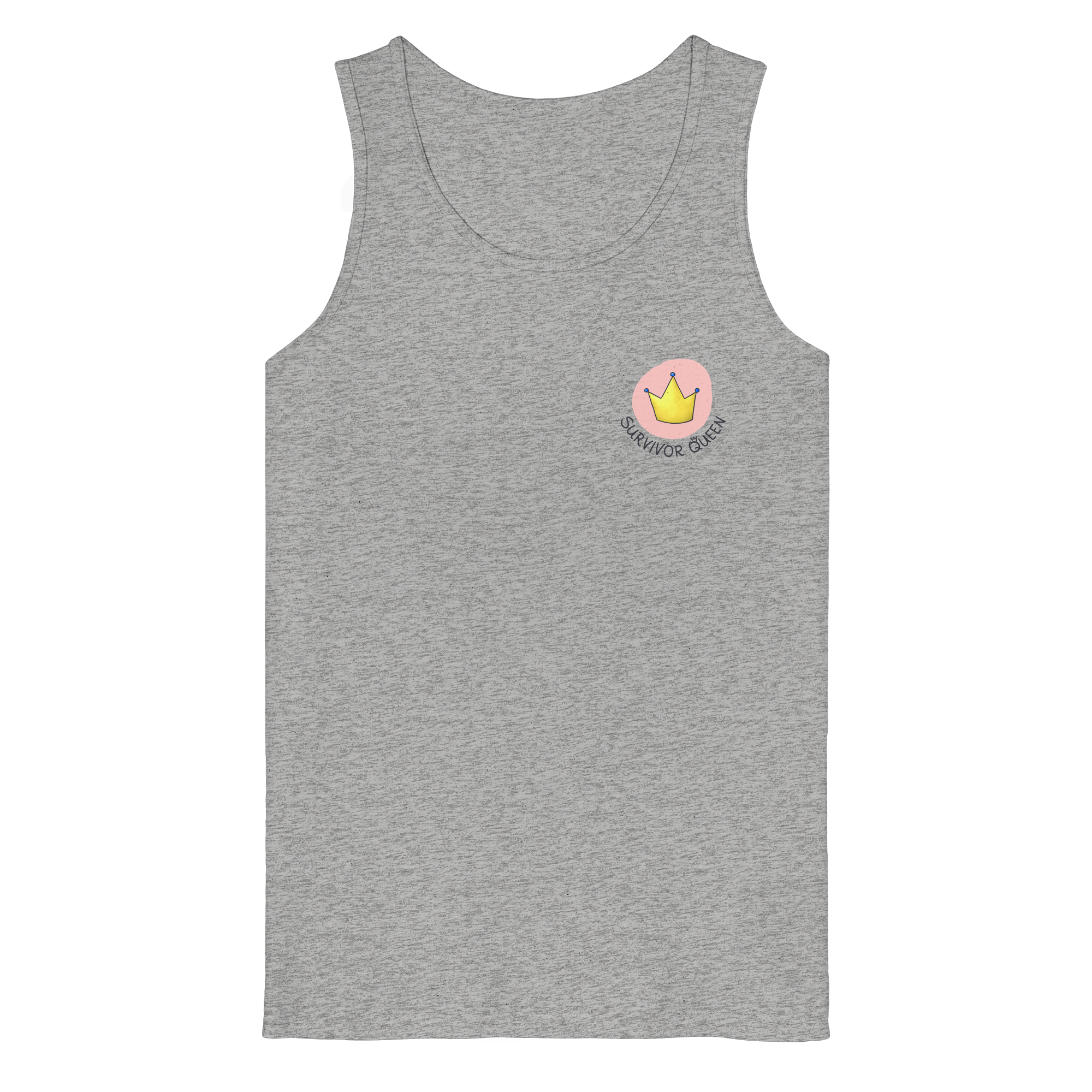 Survivor Queens Logo "Schriftzug Edition" Brustprint (hell) - Organic Tank Top