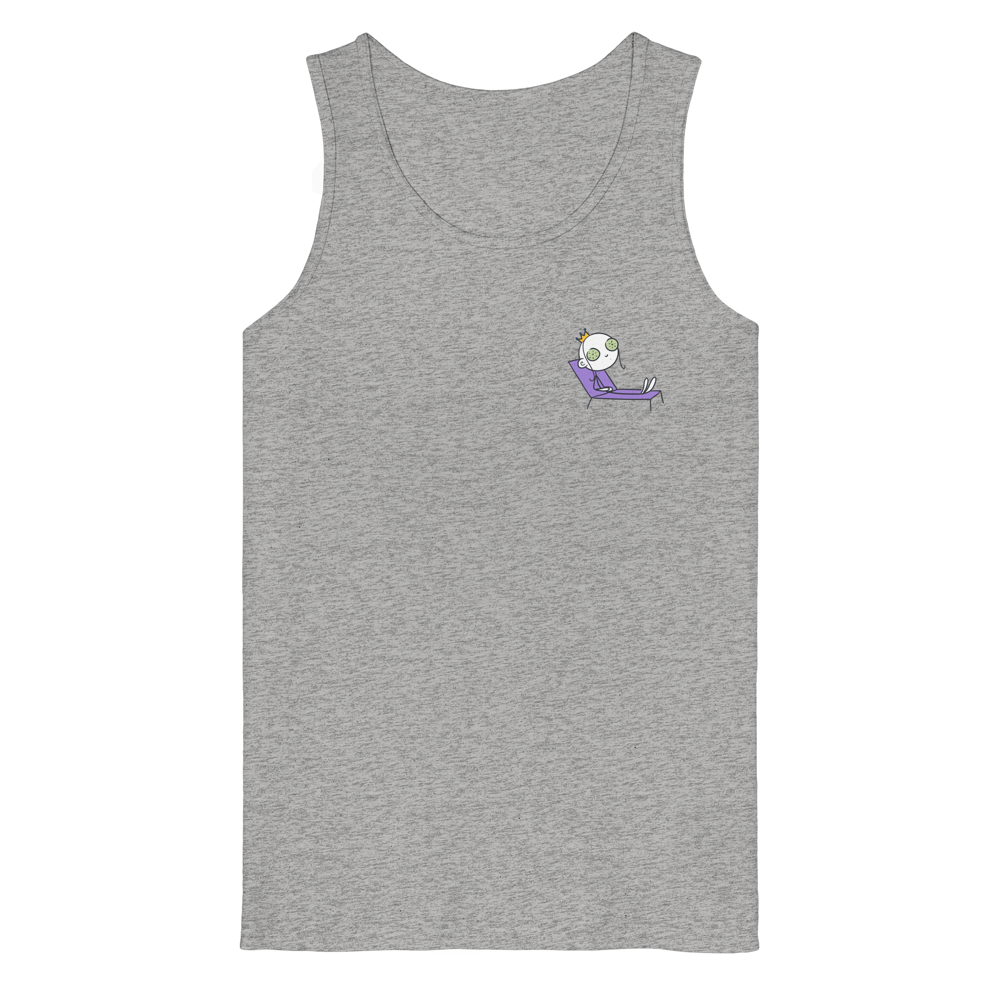 Seelenmännchen "Chill Out Edition" Brustprint - Organic Tank Top