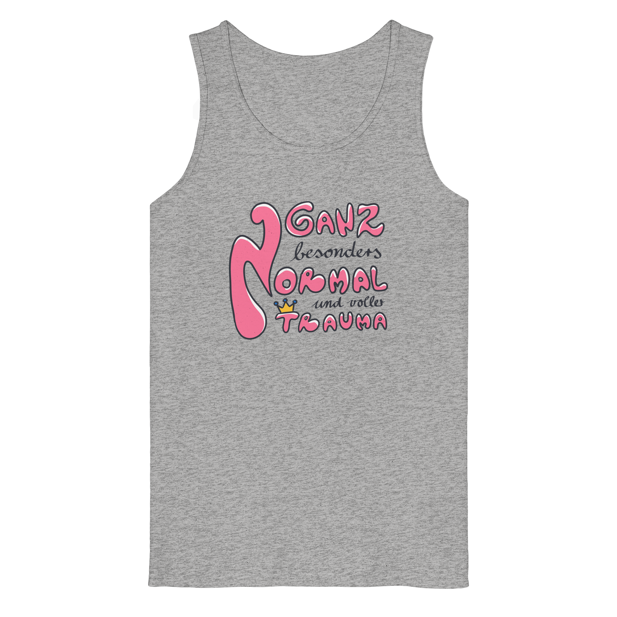 Ganz besonders Normal und voller Trauma "Pinke Edition" - Organic Tank Top