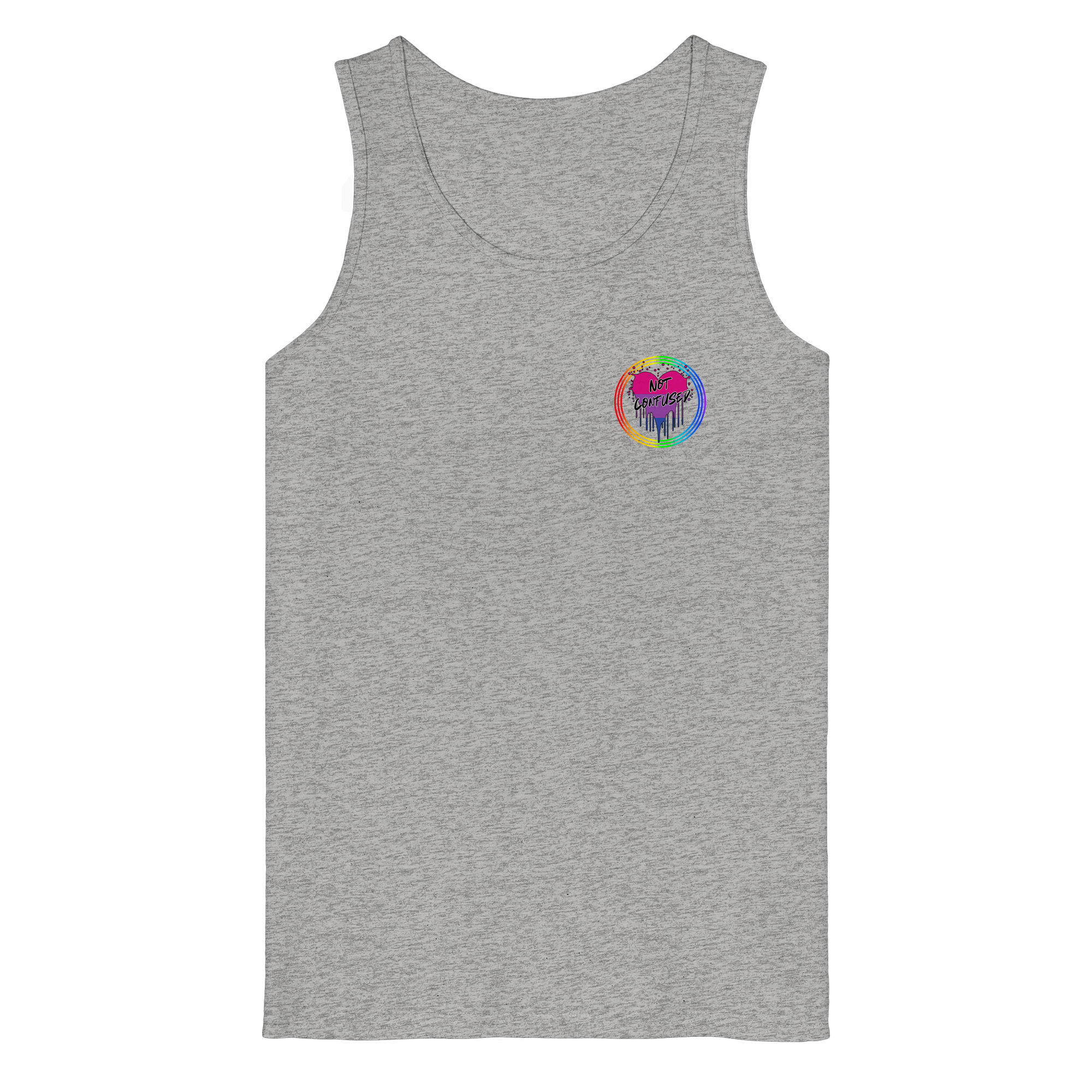 Bisexual Not Confused "Regenbogenkreis Edition" - Organic Tank Top