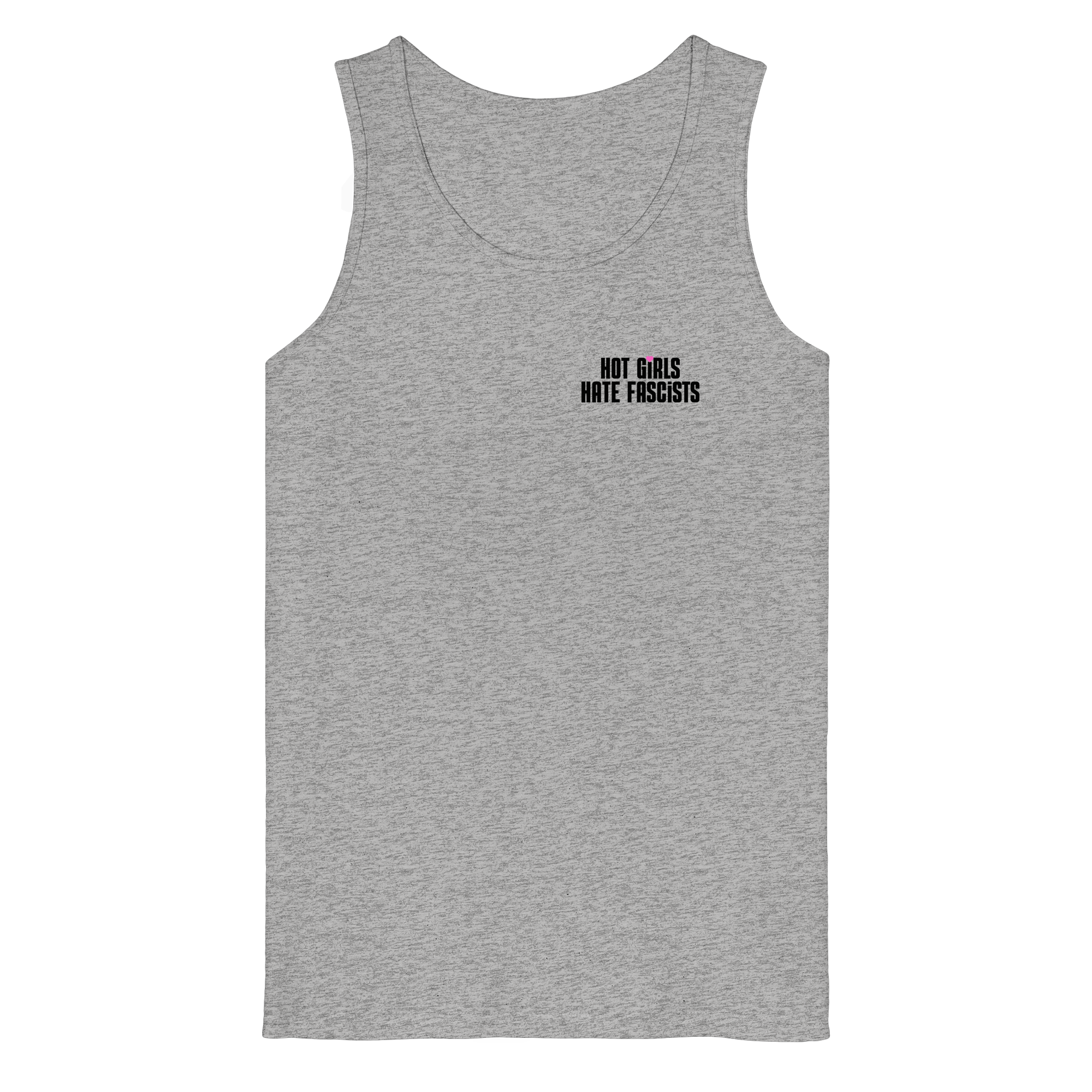 Hot Girls Hate Fascists (hell) - Organic Tank Top