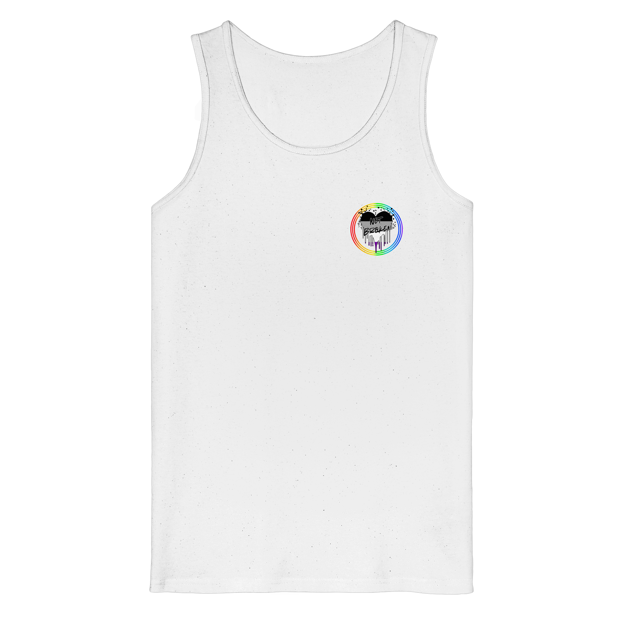 Asexual Not Broken "Regenbogenkreis Edition" - Organic Tank Top