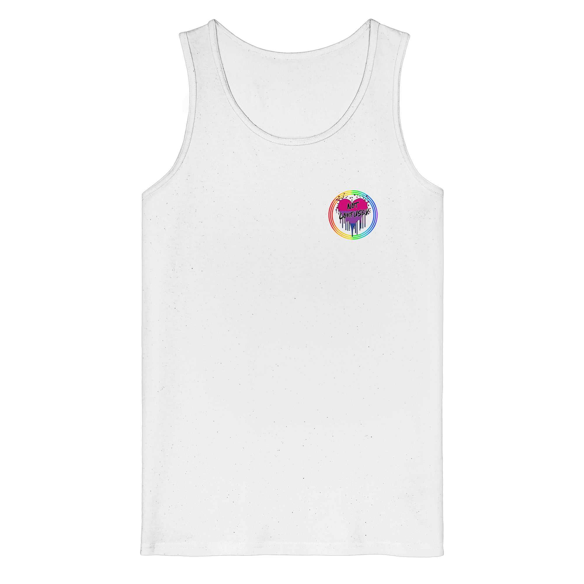 Bisexual Not Confused "Regenbogenkreis Edition" - Organic Tank Top
