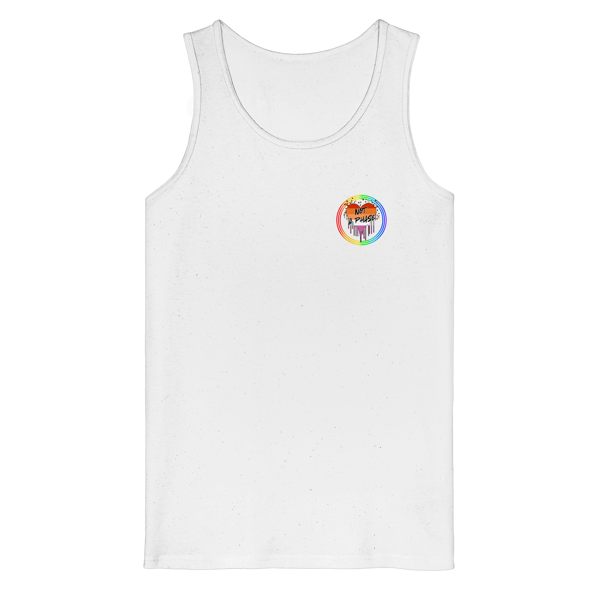 Lesbian Not a Phase "Regenbogenkreis Edition" - Organic Tank Top