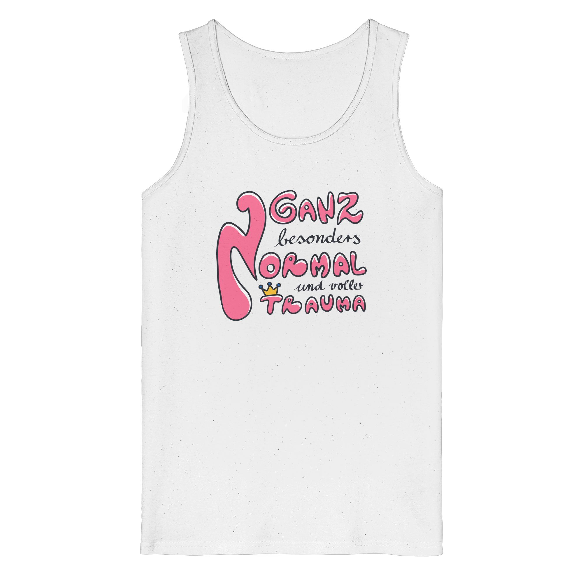 Ganz besonders Normal und voller Trauma "Pinke Edition" - Organic Tank Top