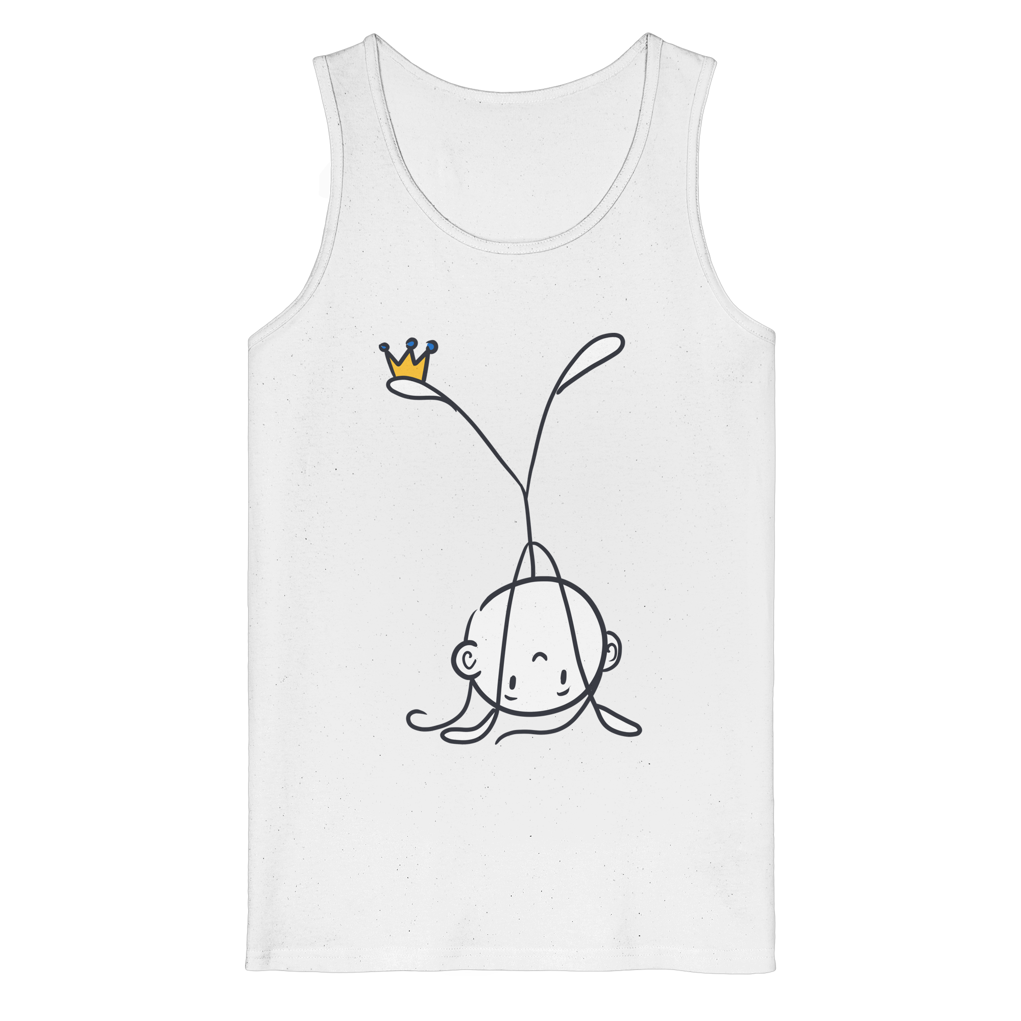 Seelenmännchen "Handstand Edition" Frontprint (hell) - Organic Tank Top