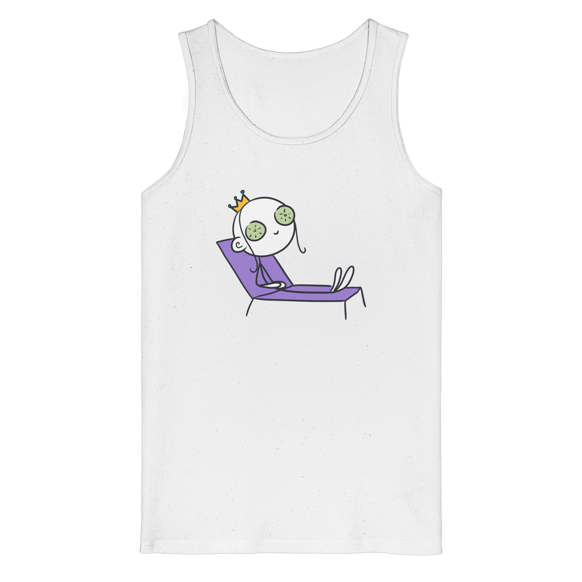 Seelenmännchen "Chill Out Edition" Frontprint - Organic Tank Top